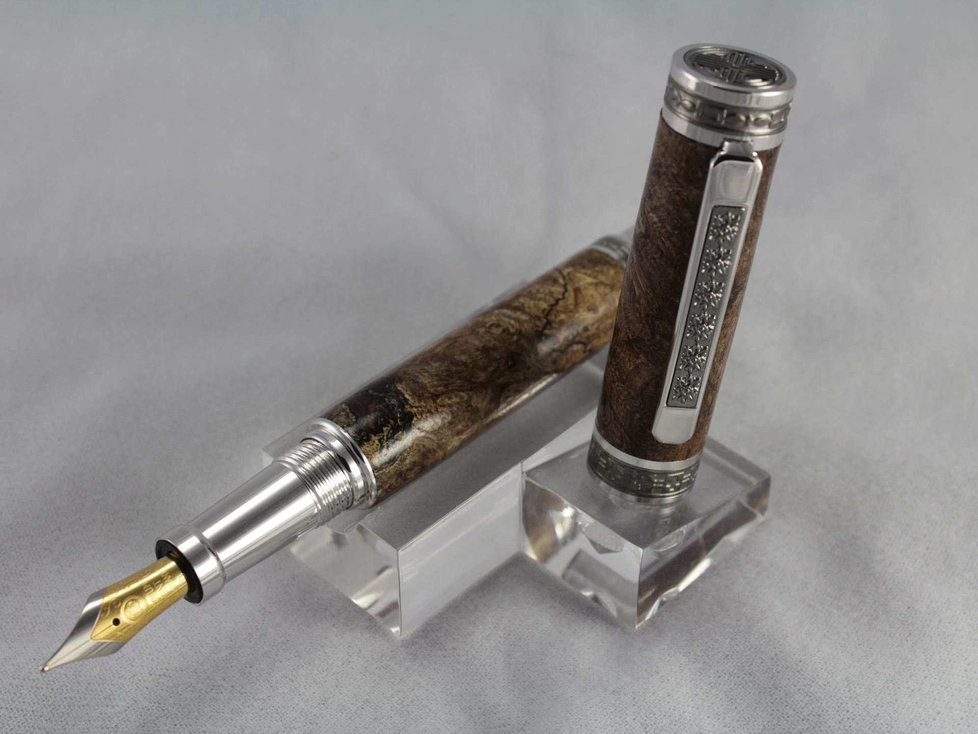 Big Leaf Maple Burl Emperor Fountain Pen - Free Shipping 2