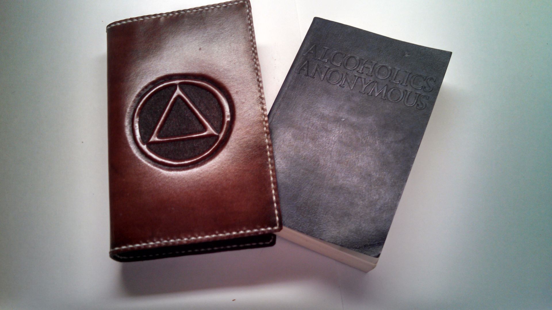 Leather Cover For Soft Back Alcoholics Anonymous Big Book 2