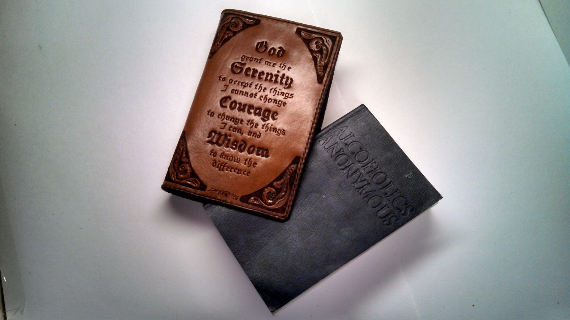 Leather Cover For Soft Back Alcoholics Anonymous Big Book 2