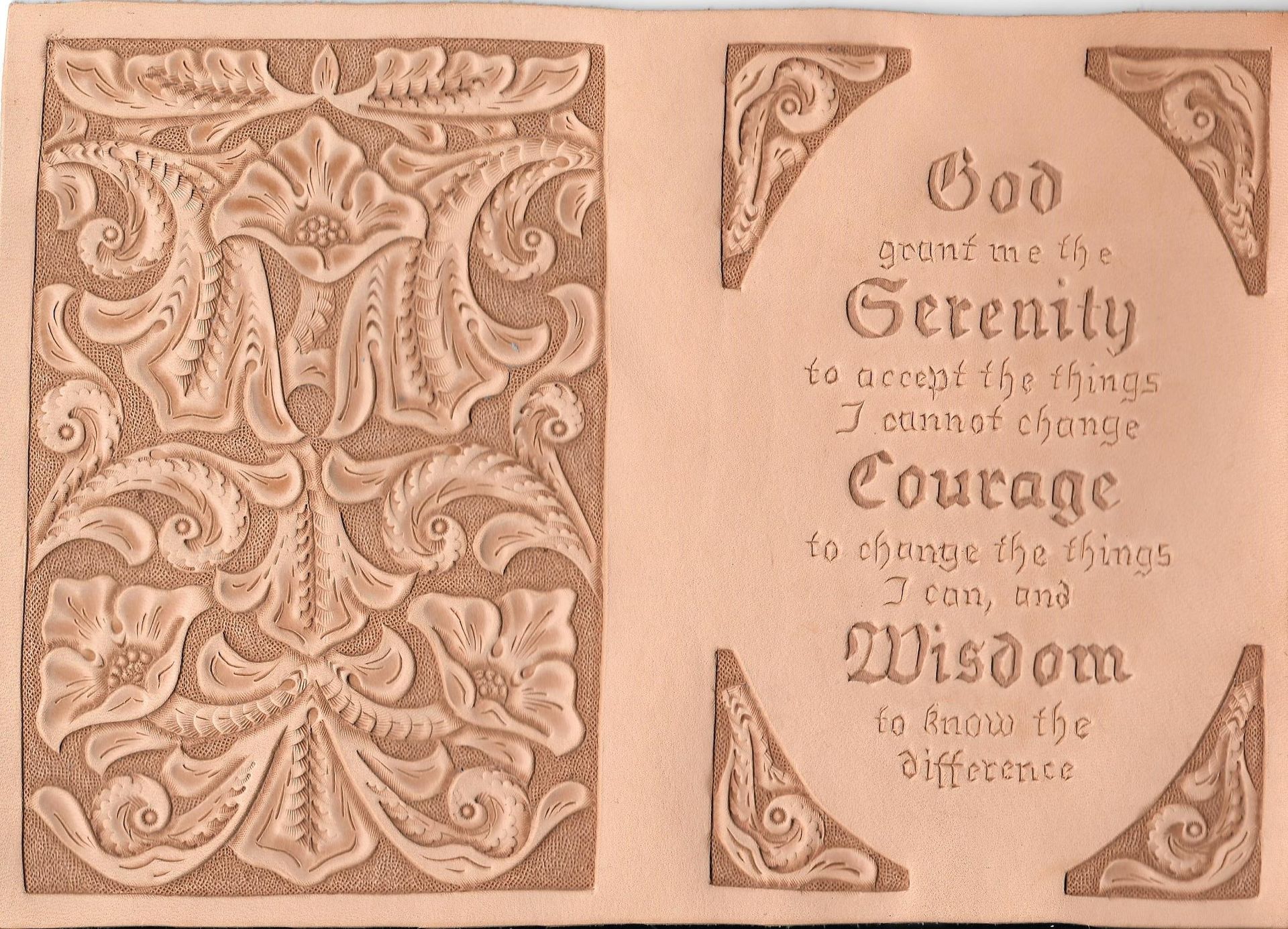 Leather Cover For Soft Back Alcoholics Anonymous Big Book 5