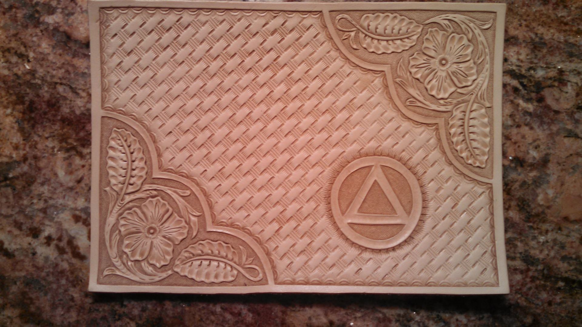 Leather Pocket Sized Alcoholics Anonymous Book Cover 5
