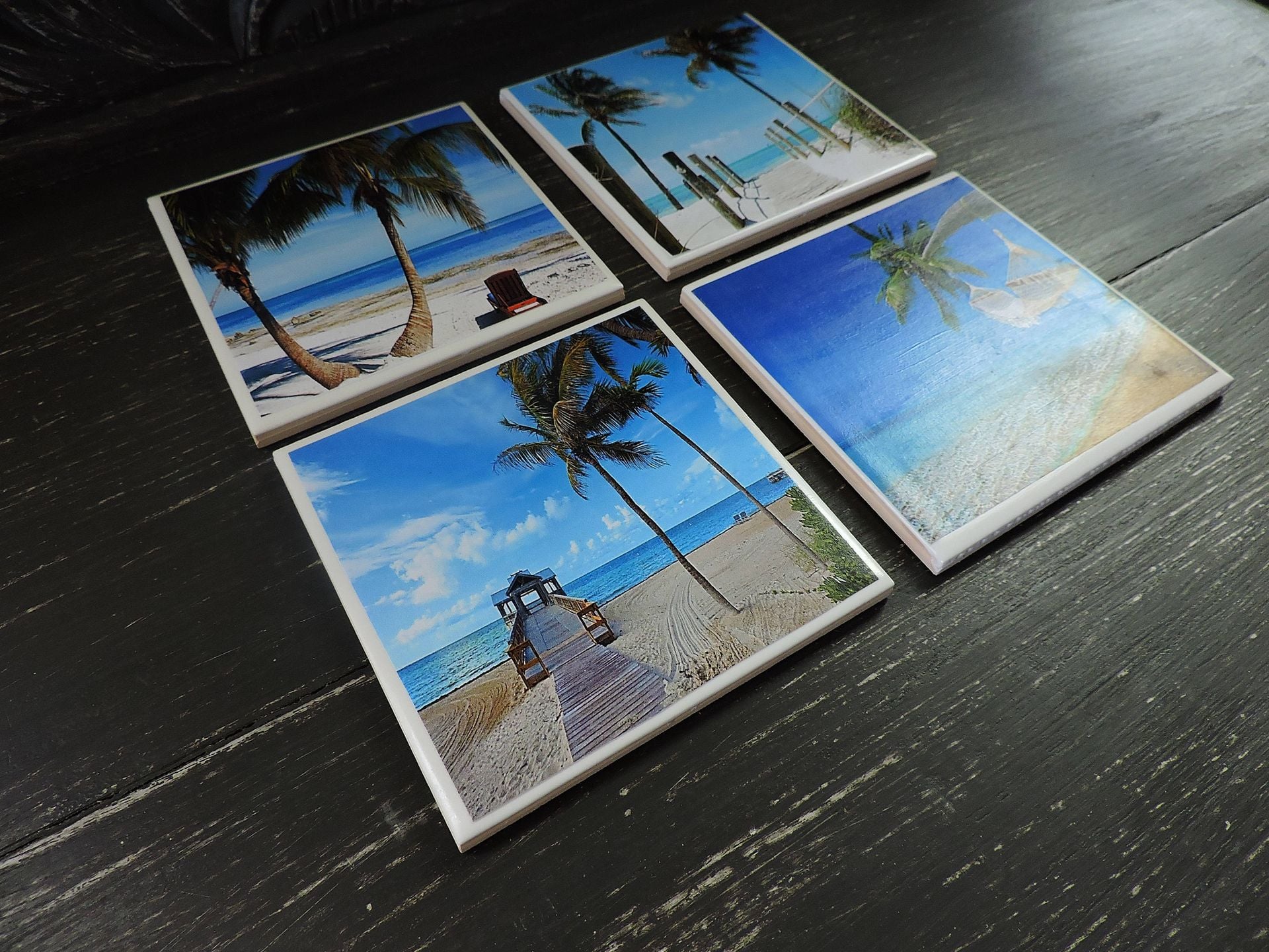 Beach Theme Ceramic Coasters 3 