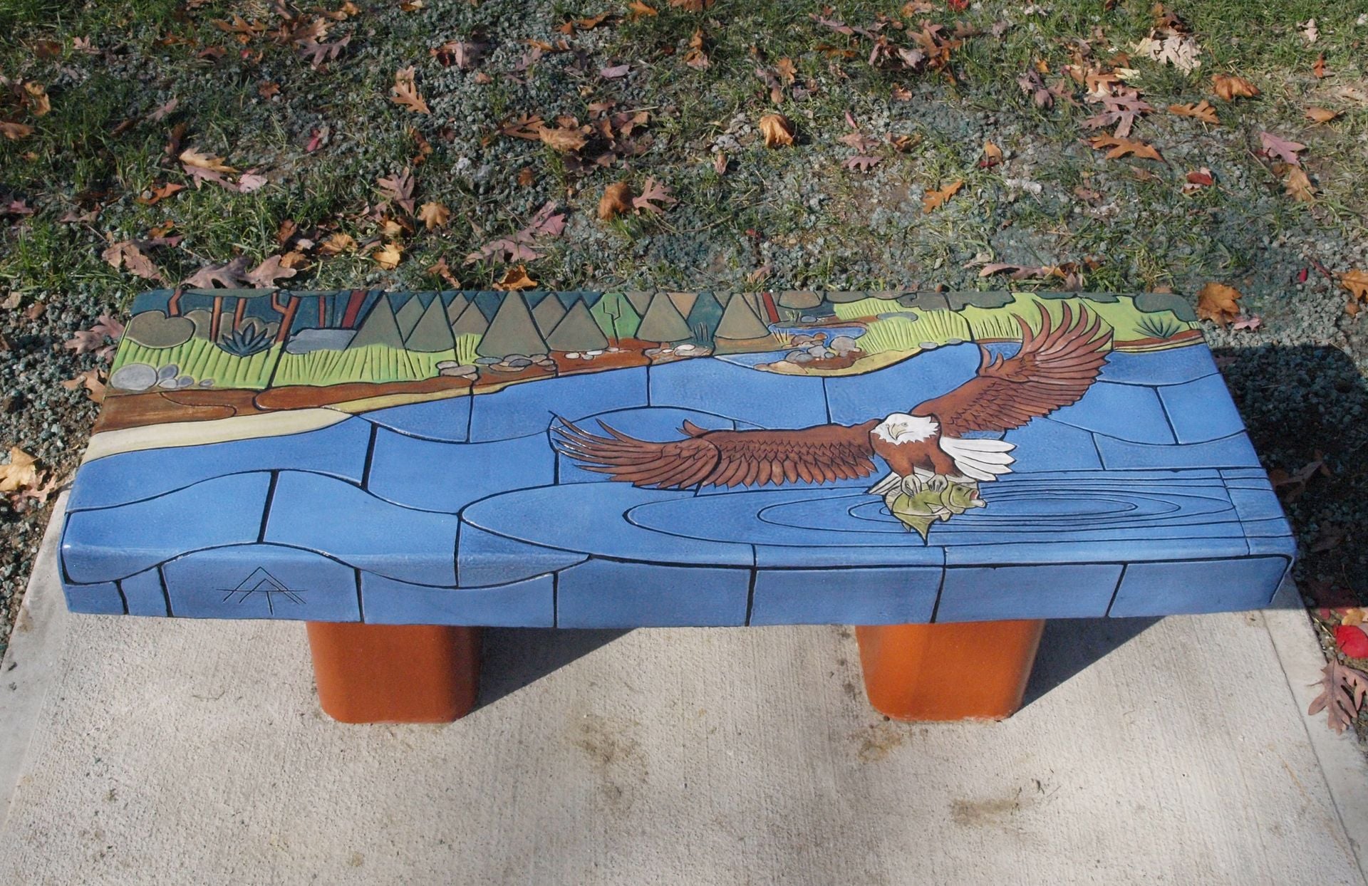 Wilderness Tile Benches, 2 