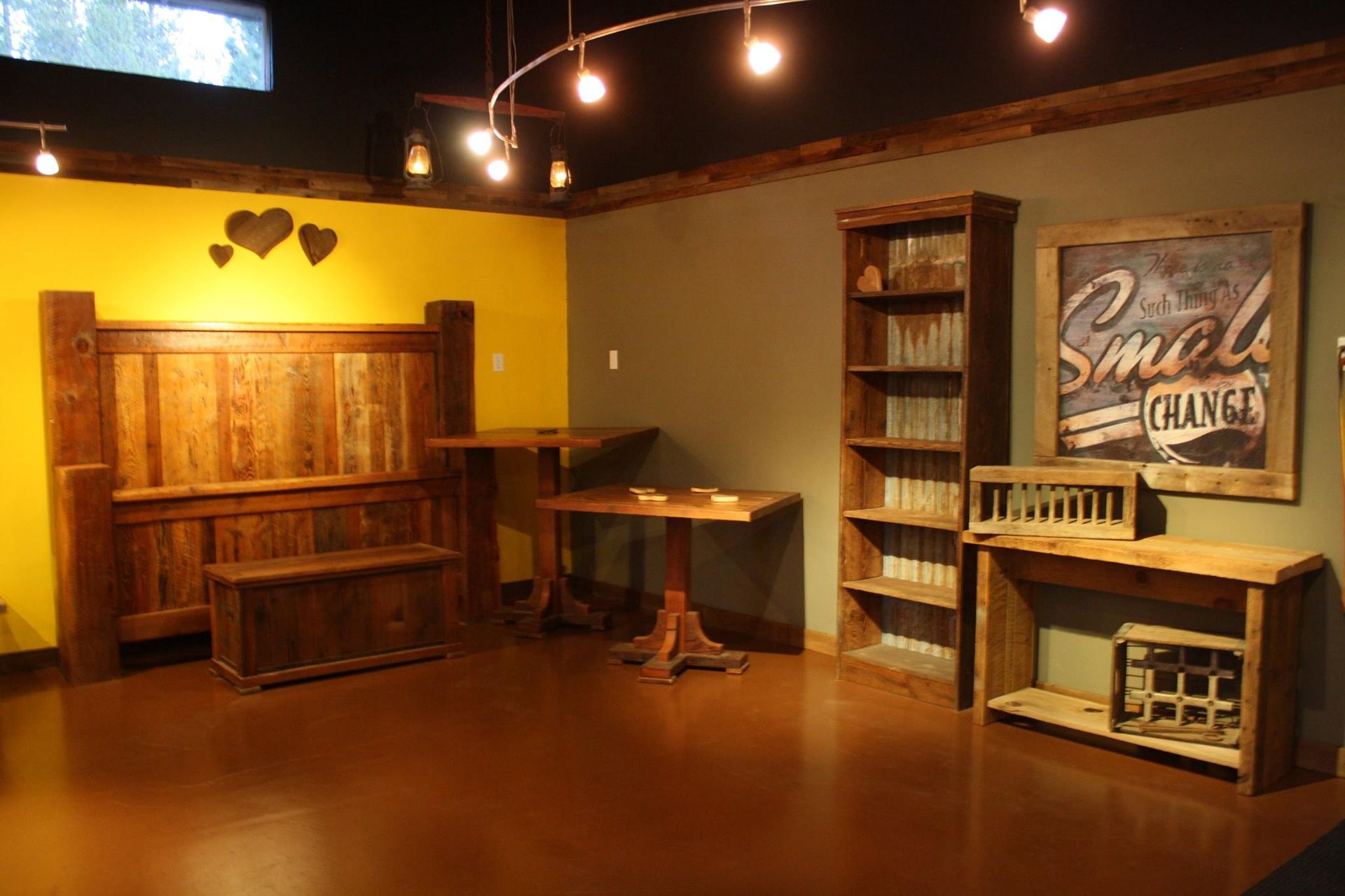 Rustic Reclaimed Barnwood Bookcase / Shelves 7 