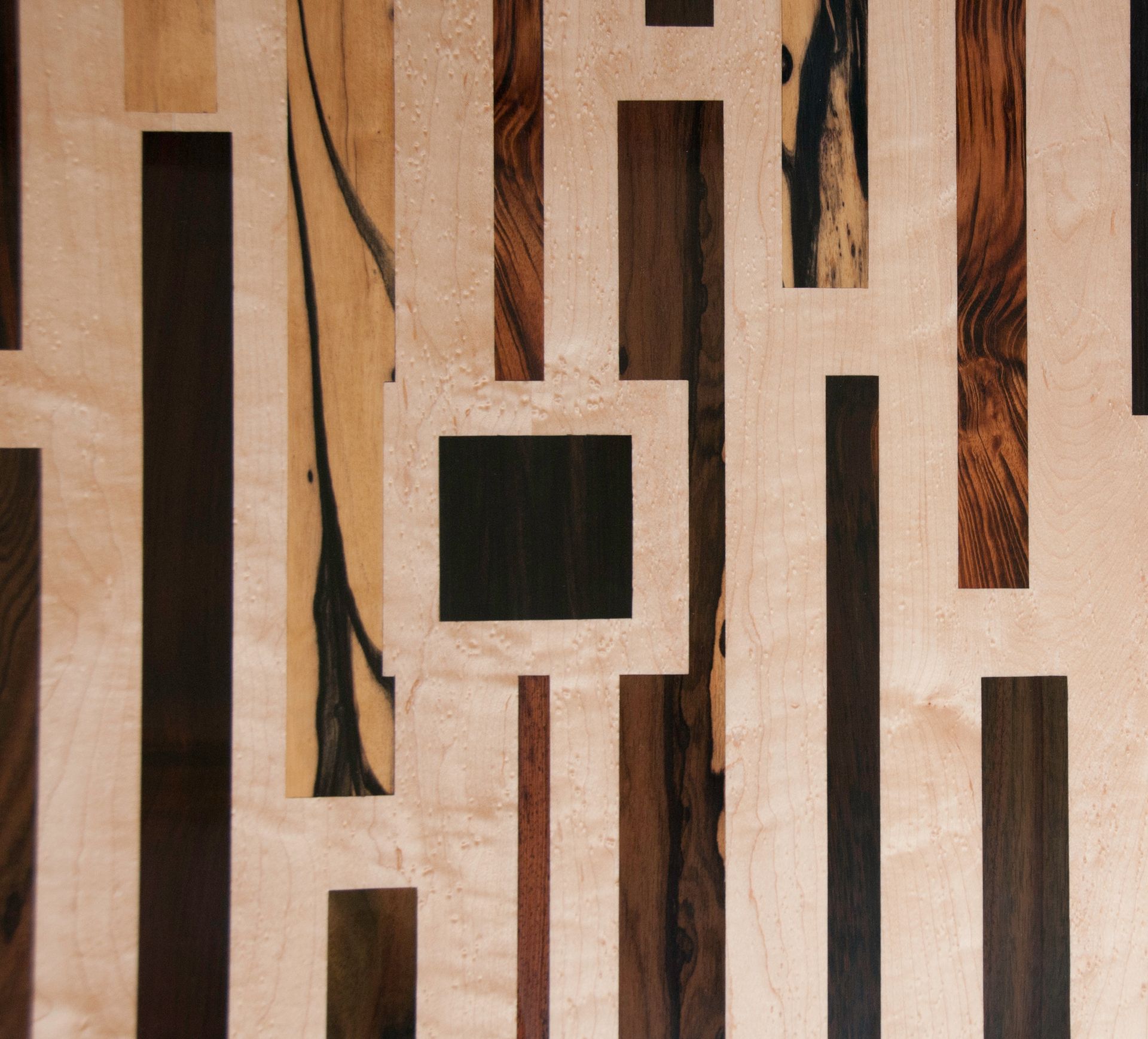 Abstract Expressionism In Furniture™ Exotic Wood Console Table 2