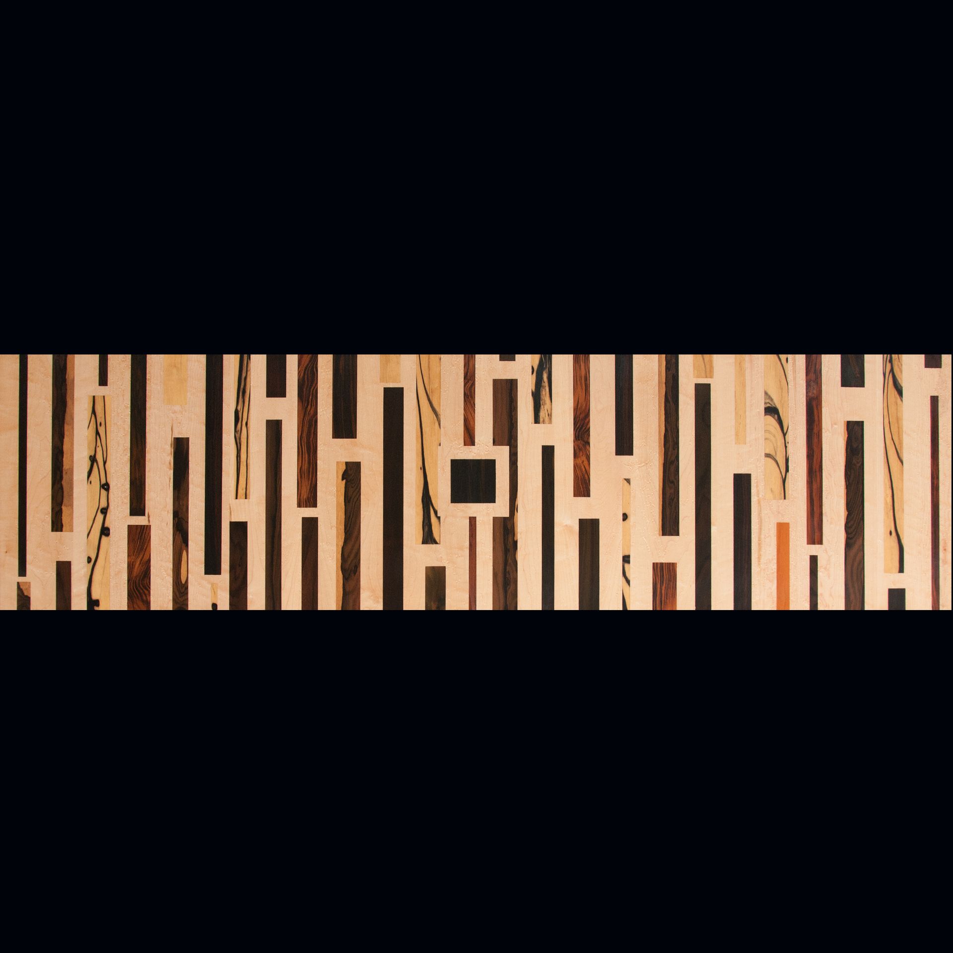 Abstract Expressionism In Furniture™ Exotic Wood Console Table 5