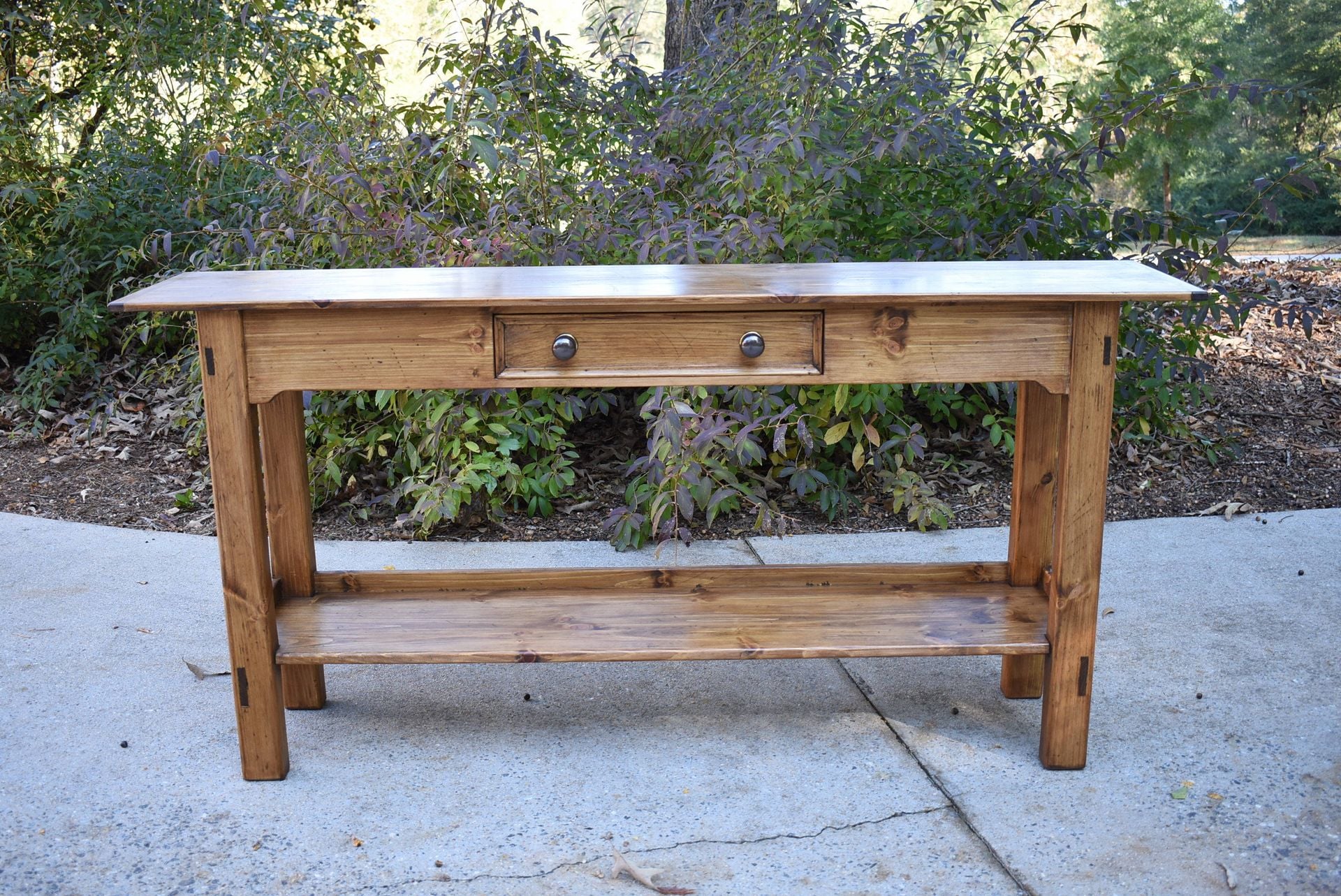 Rustic Sofa Table