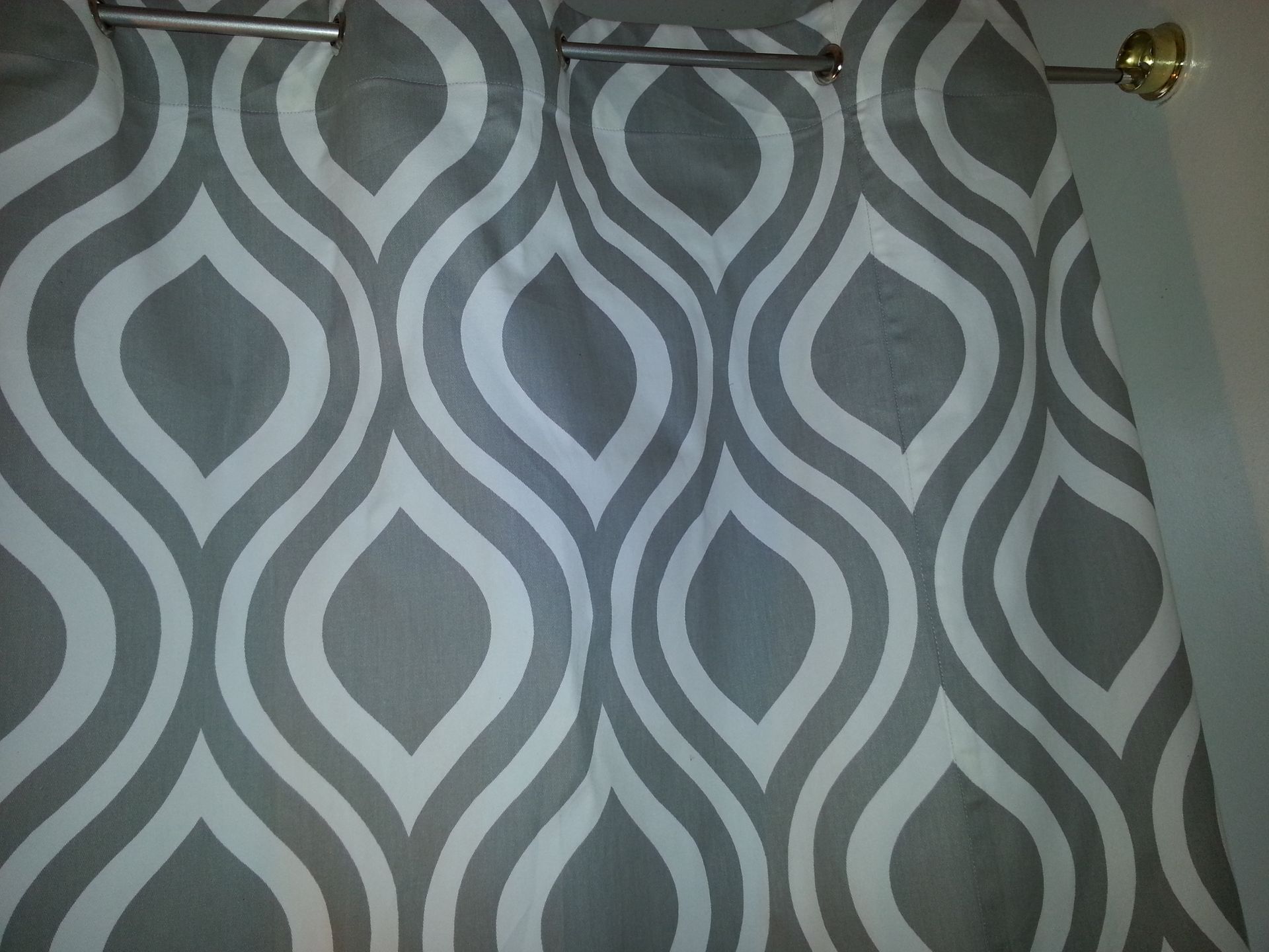 Geometric Design Shower Curtain