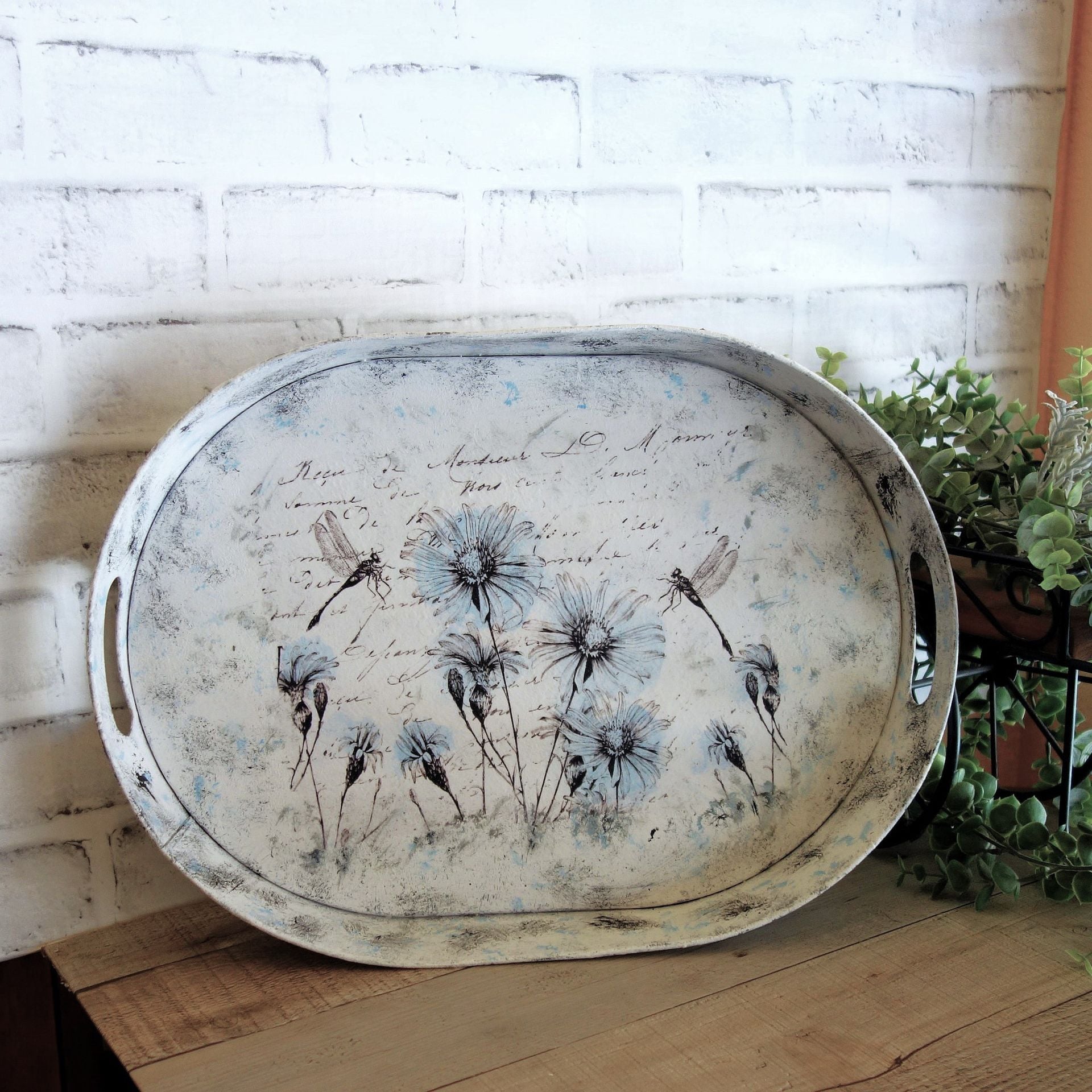 Dragonfly Decor Dragonfly Perfume Tray Vanity Tray Jewelry Tray 4 