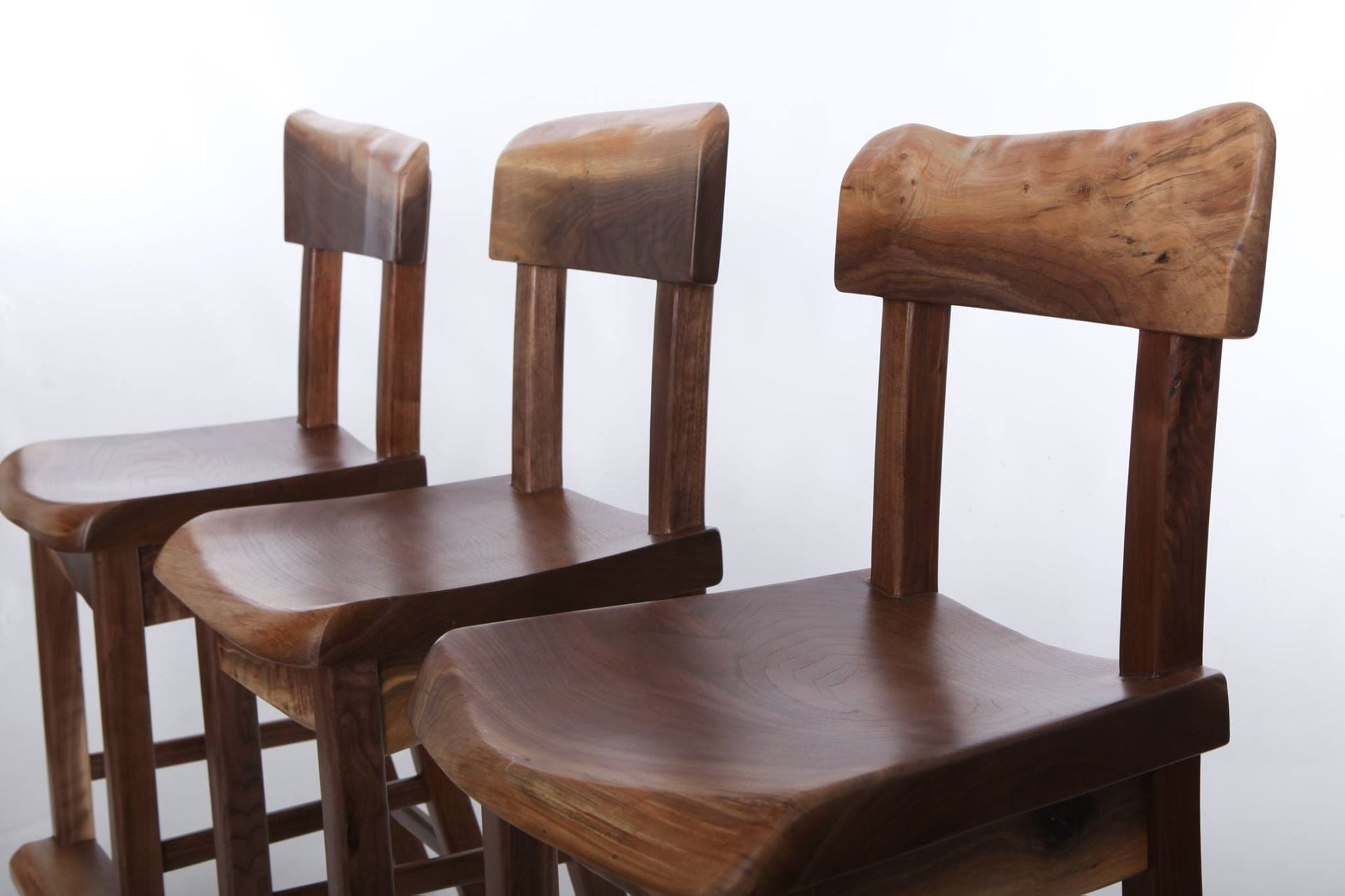 Bar Stools / Barstools Walnut Live Edge 5 