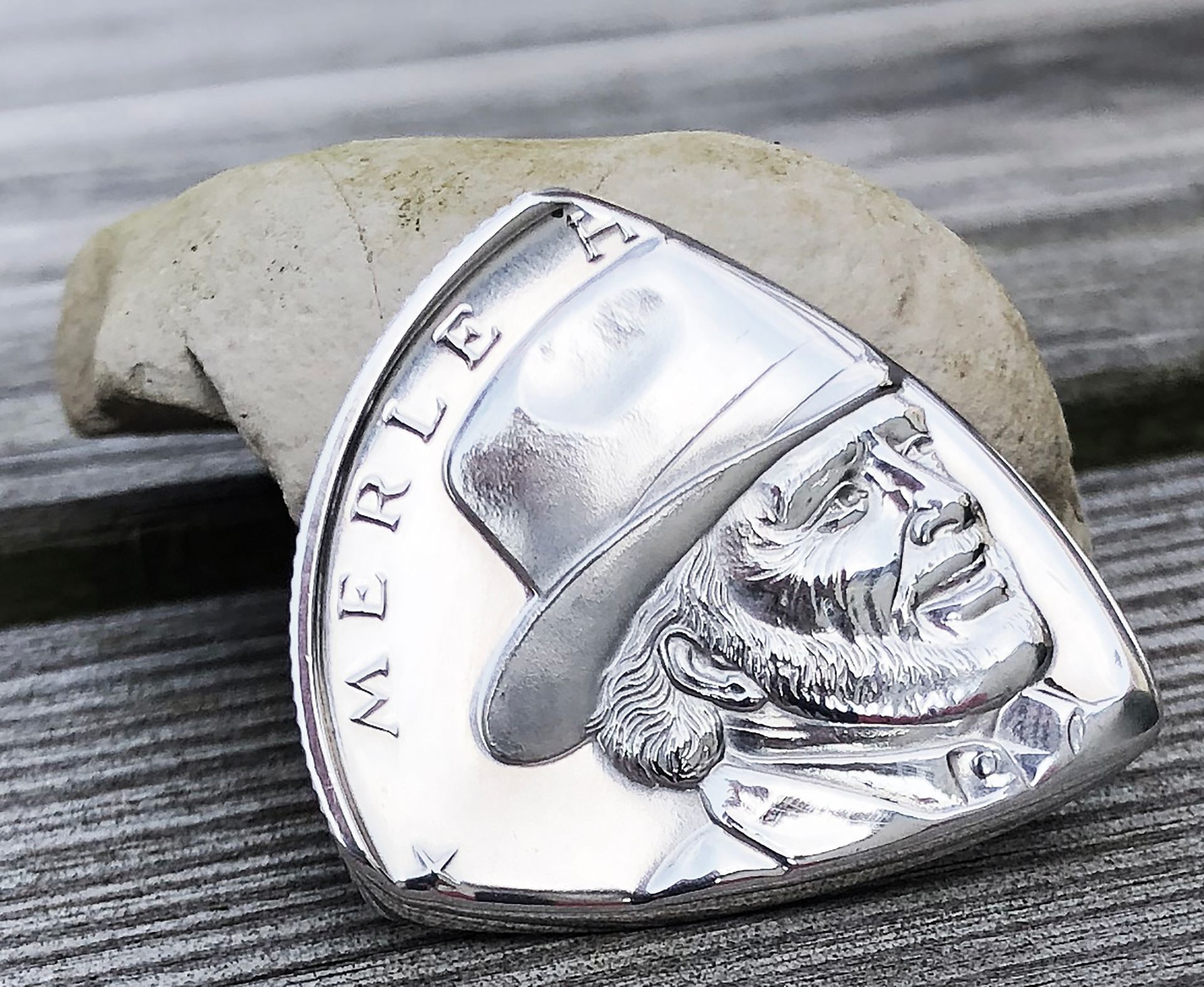 The Original Coin Guitar Picks® From 1 Oz. Silver Rounds 3