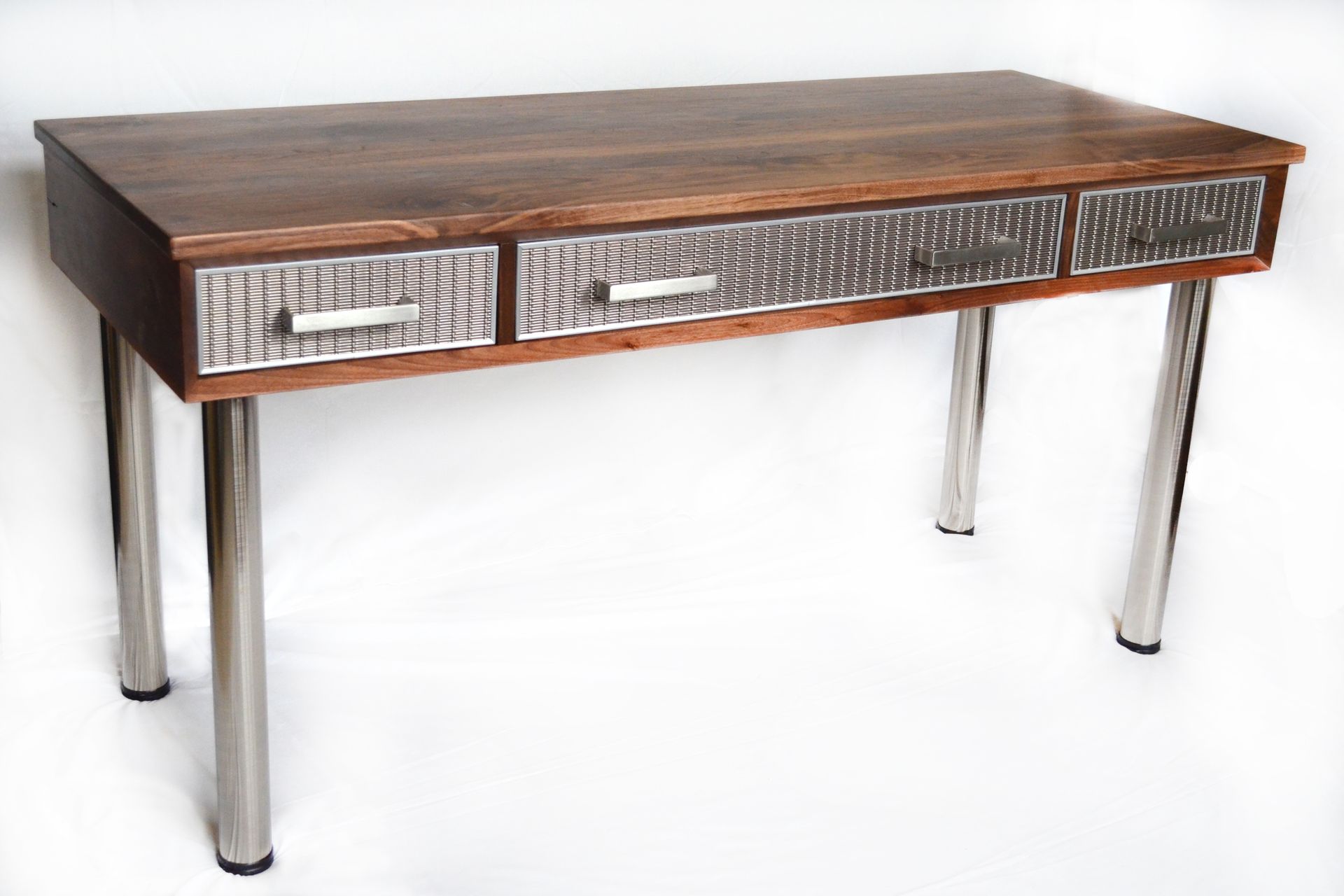 Walnut Desk In Mid Century Modern Style 2 