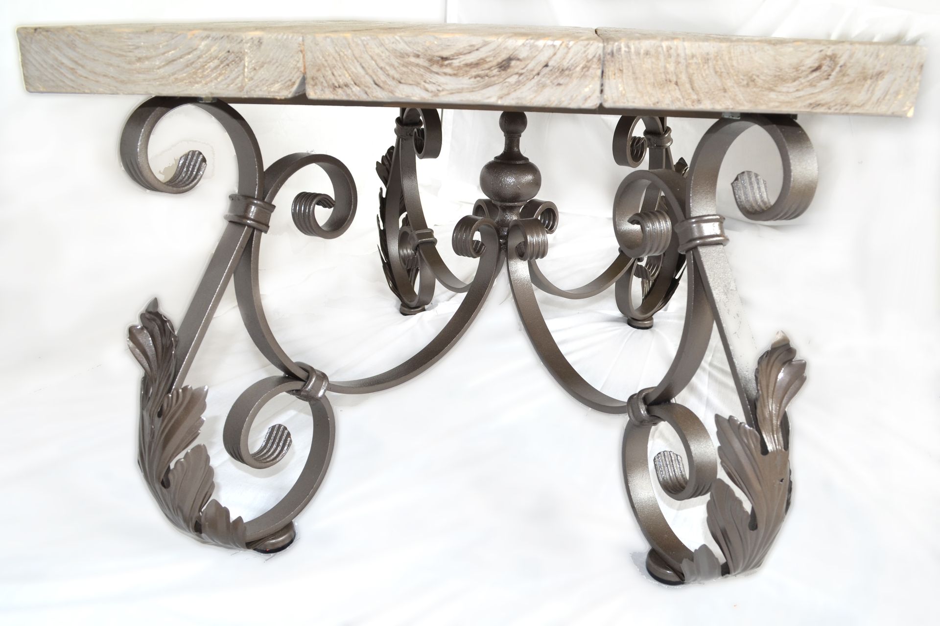 Wrought Iron Side Table 3 