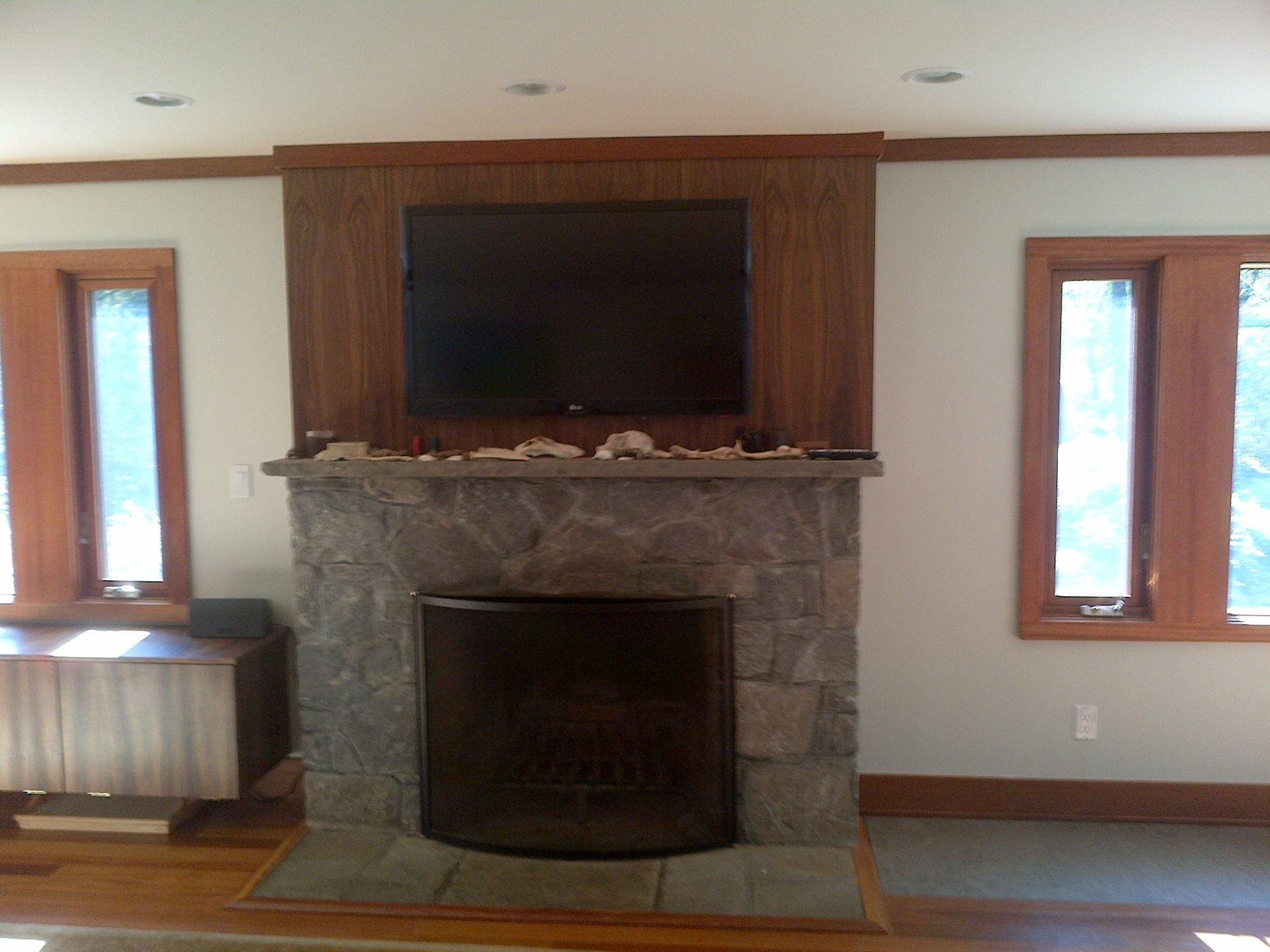 Walnut Mantel