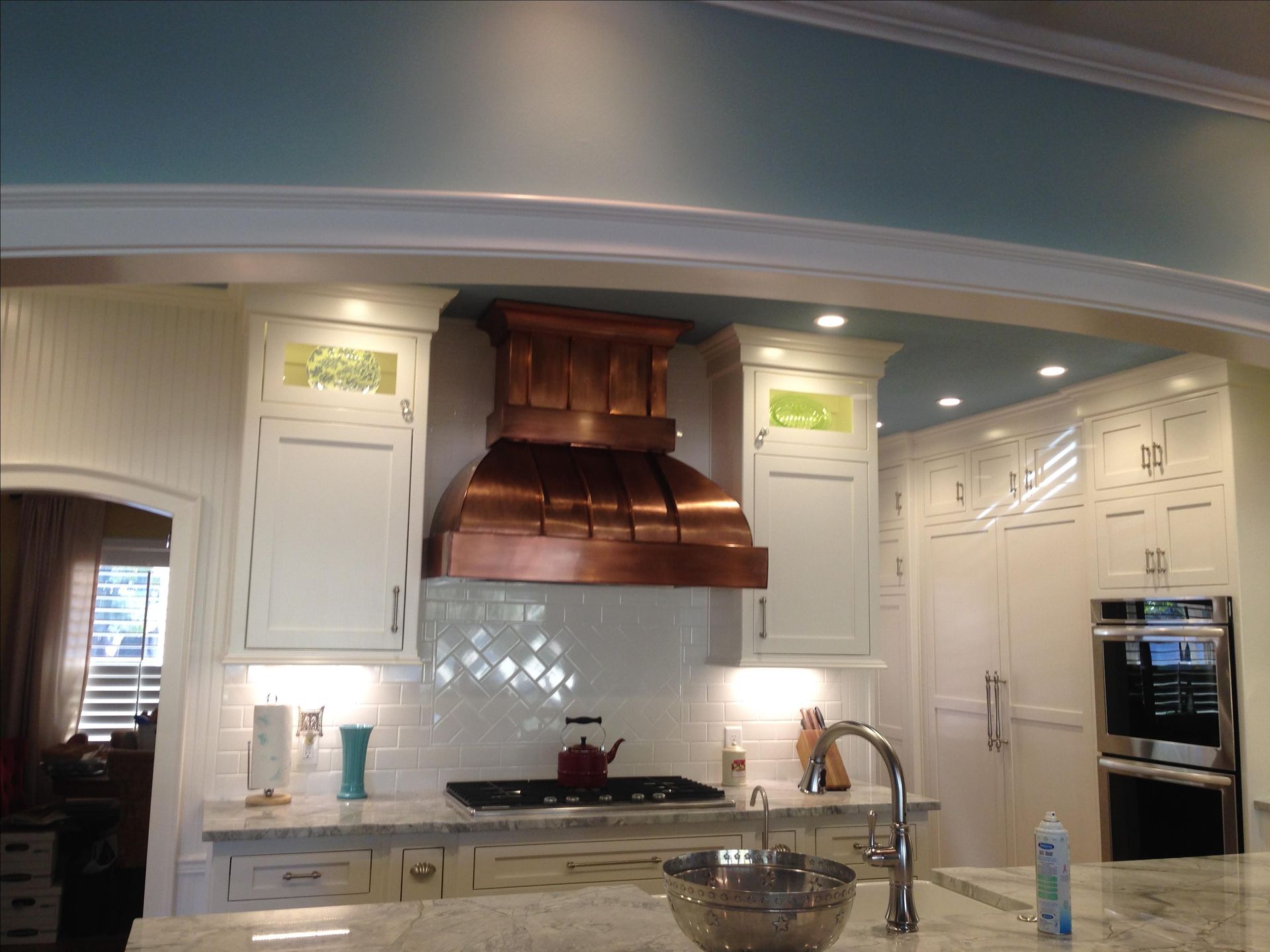 Custom Copper Standing Seam Range Hood