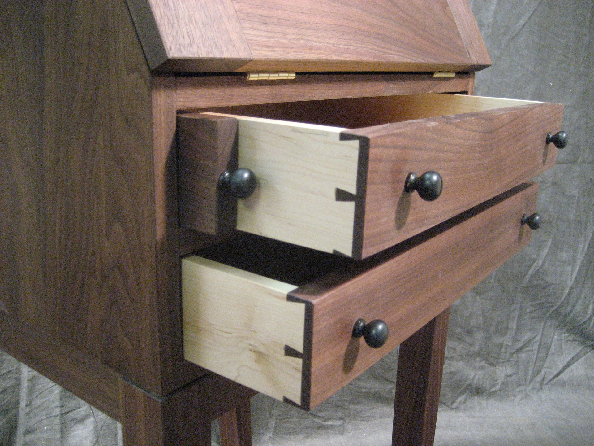 Black Walnut Secretary Desk 4 