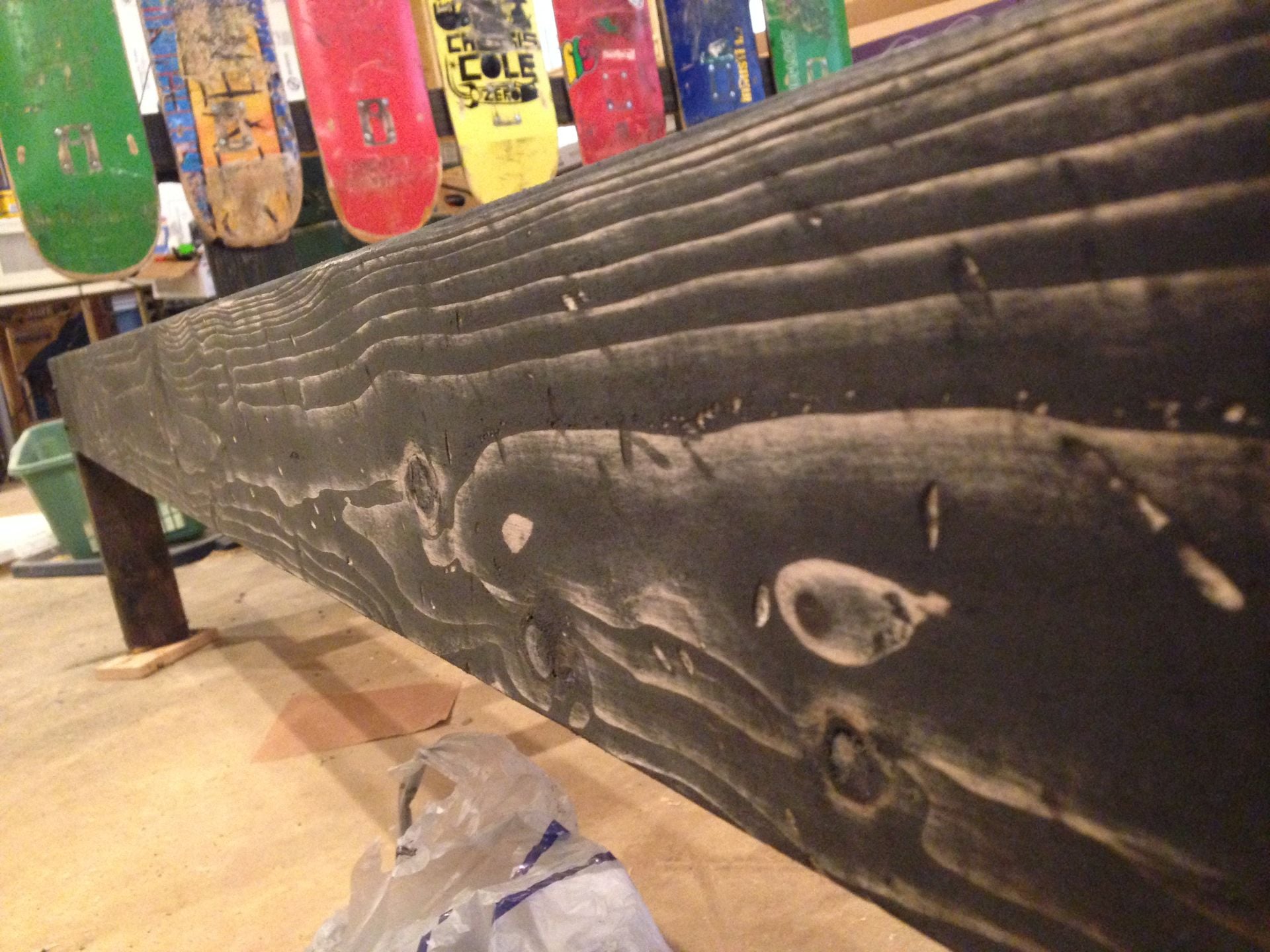 Upcycled Skateboard Headboard And Queen Bed Frame | Maker Marketplace