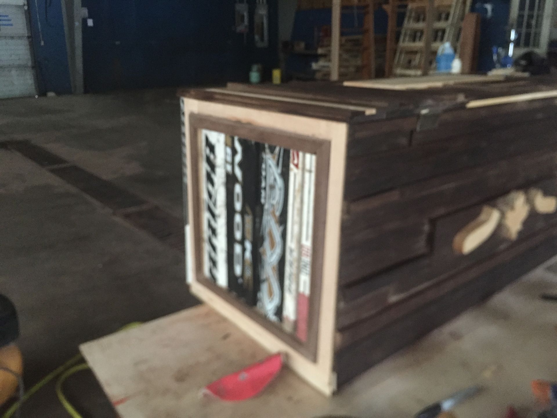 Custom Hockey Stick Blanket Chest 6 