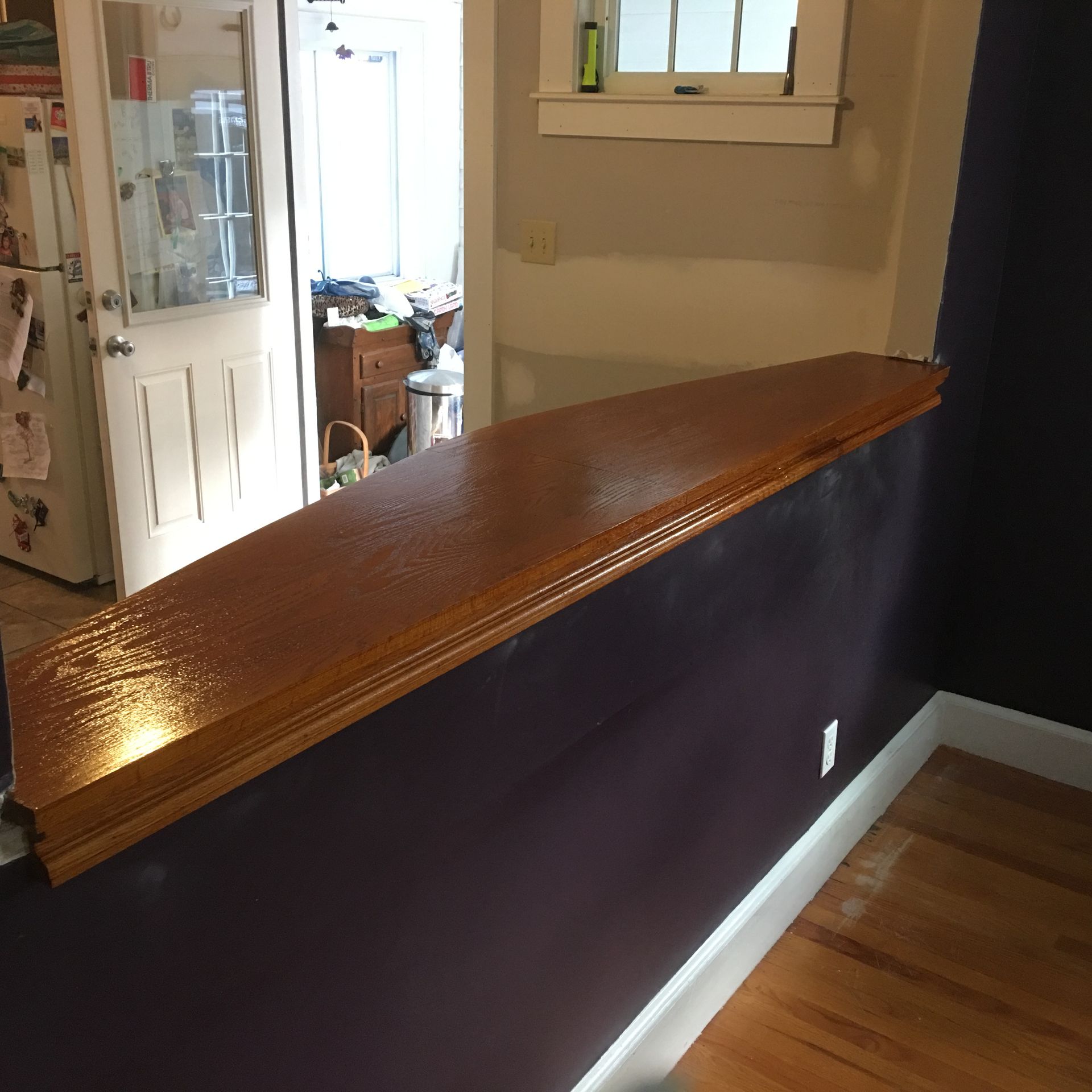Custom Red Oak Breakfast Bar 2 