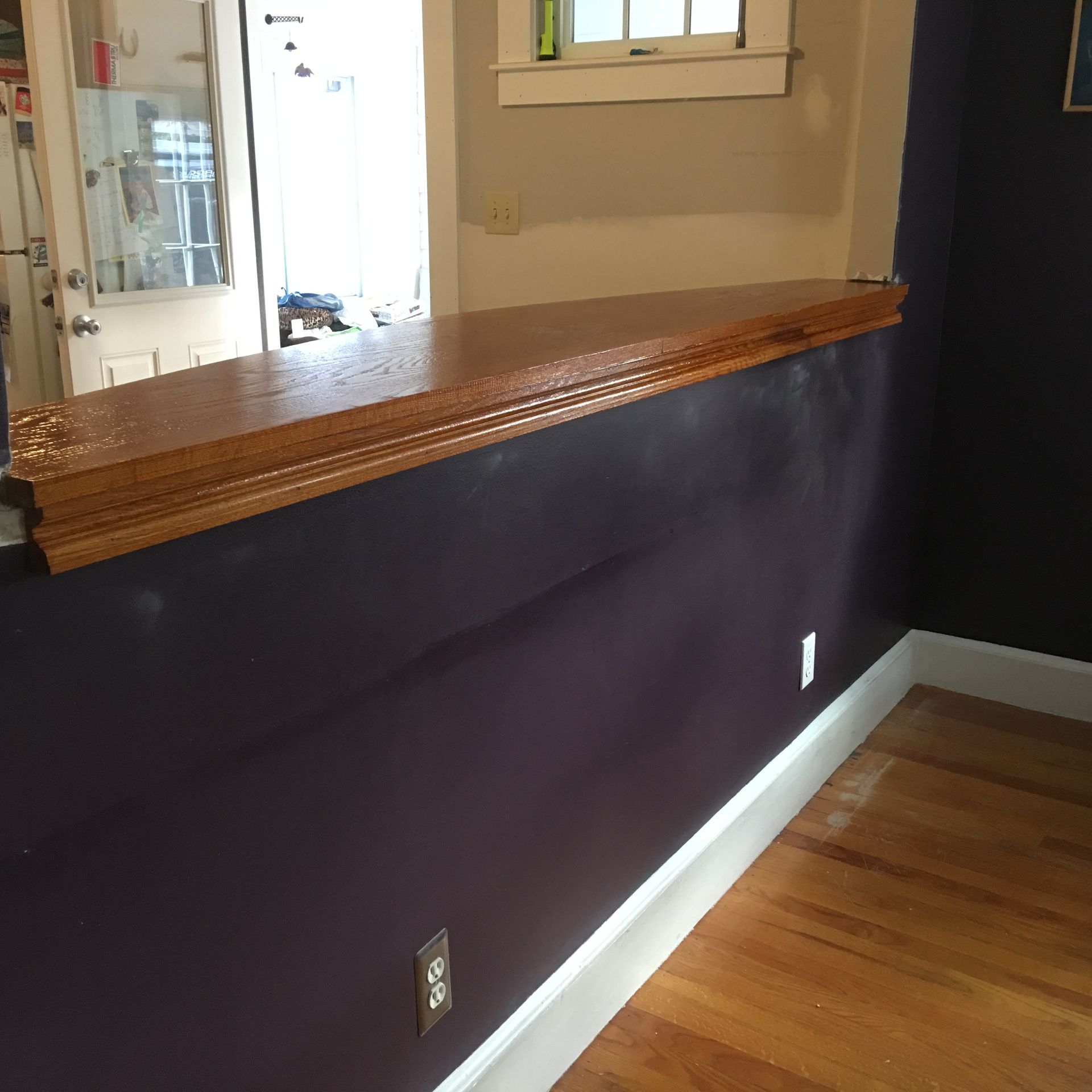 Custom Red Oak Breakfast Bar 3 