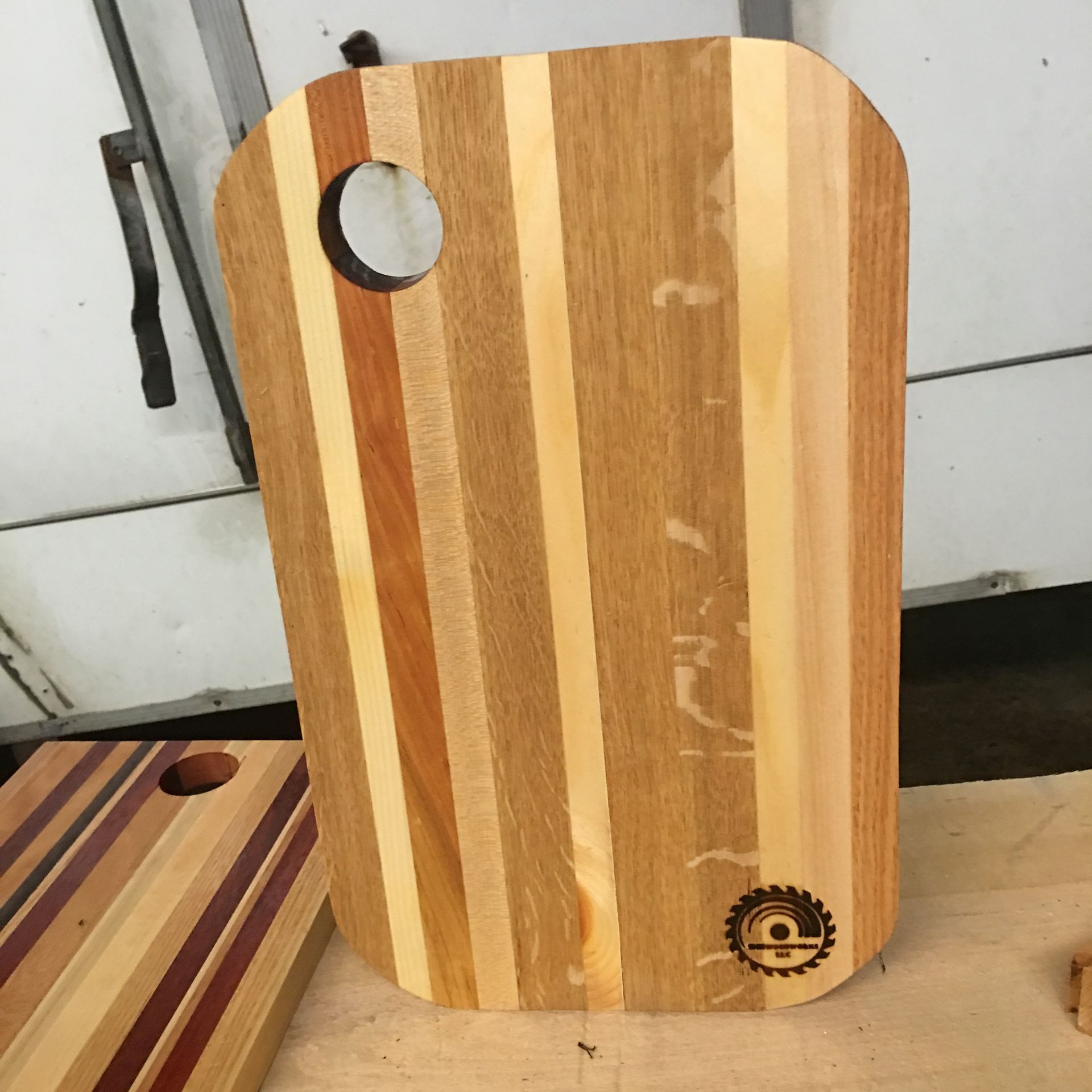 Multi-Domestic Species End Grain Cutting Board