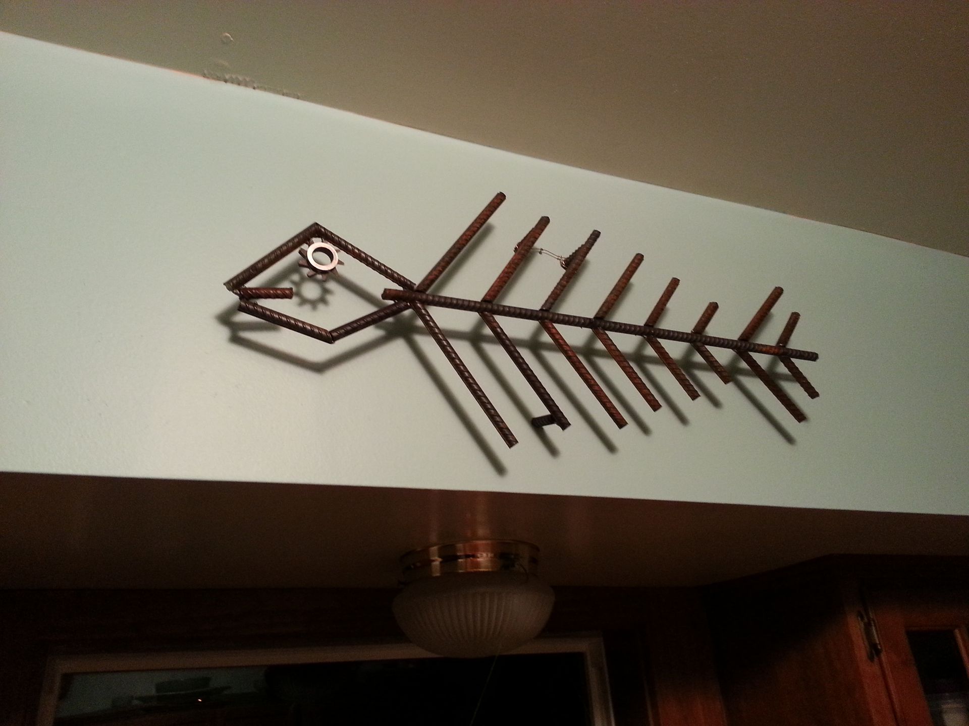 Metal Art Wall Hanging Fish 2