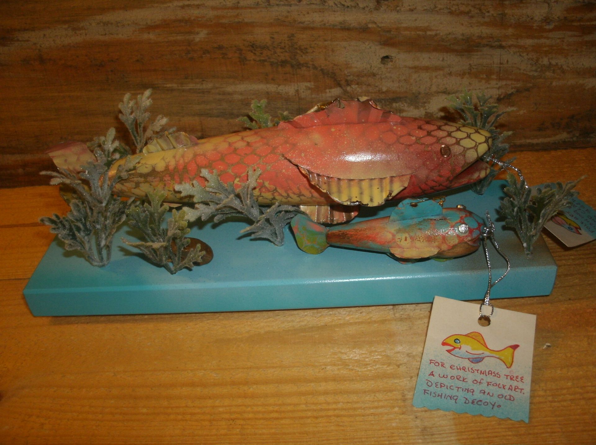Antiqued' Ice Fishing Decoys