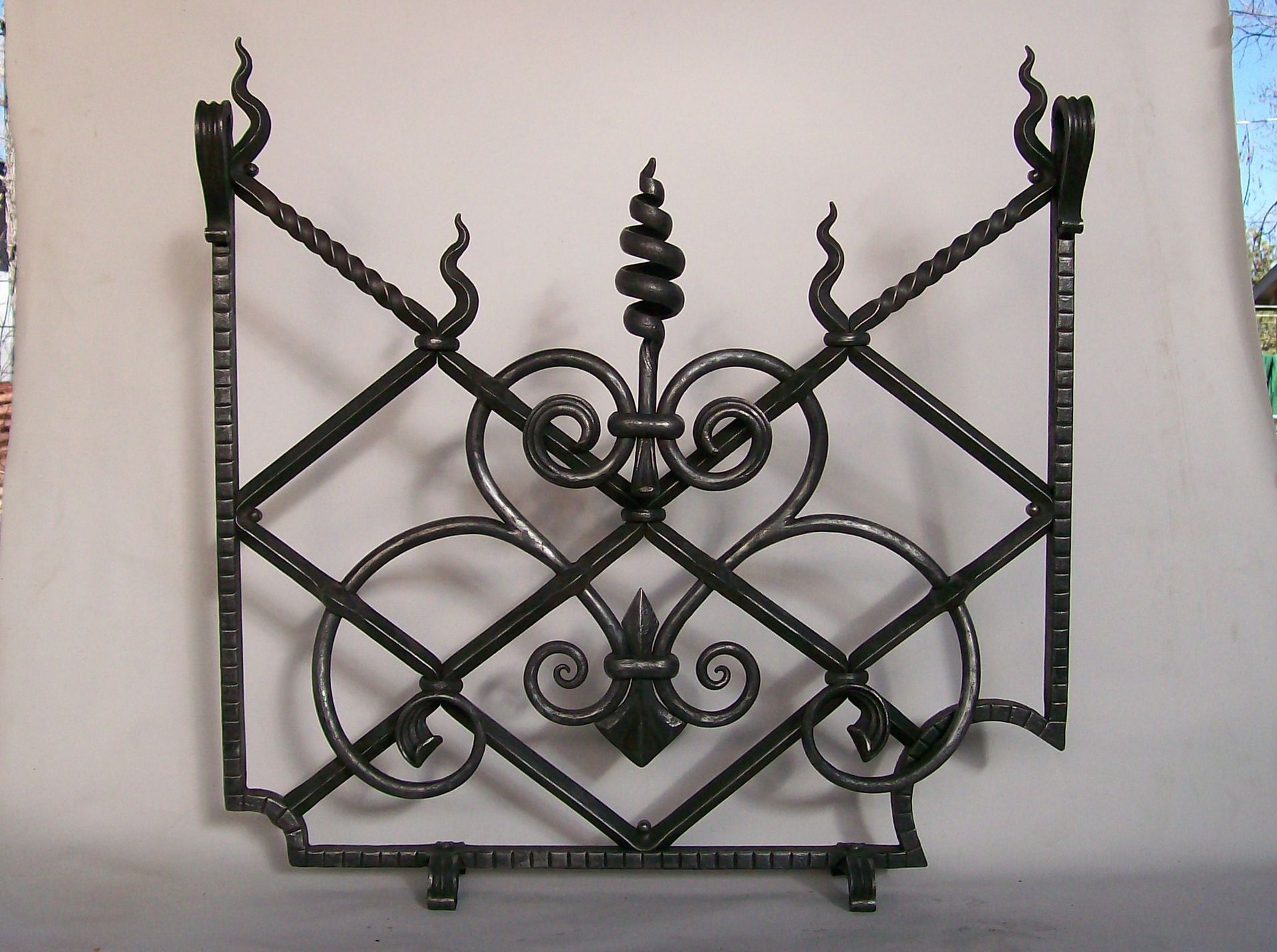 Decorative Hand Forged Firescreen