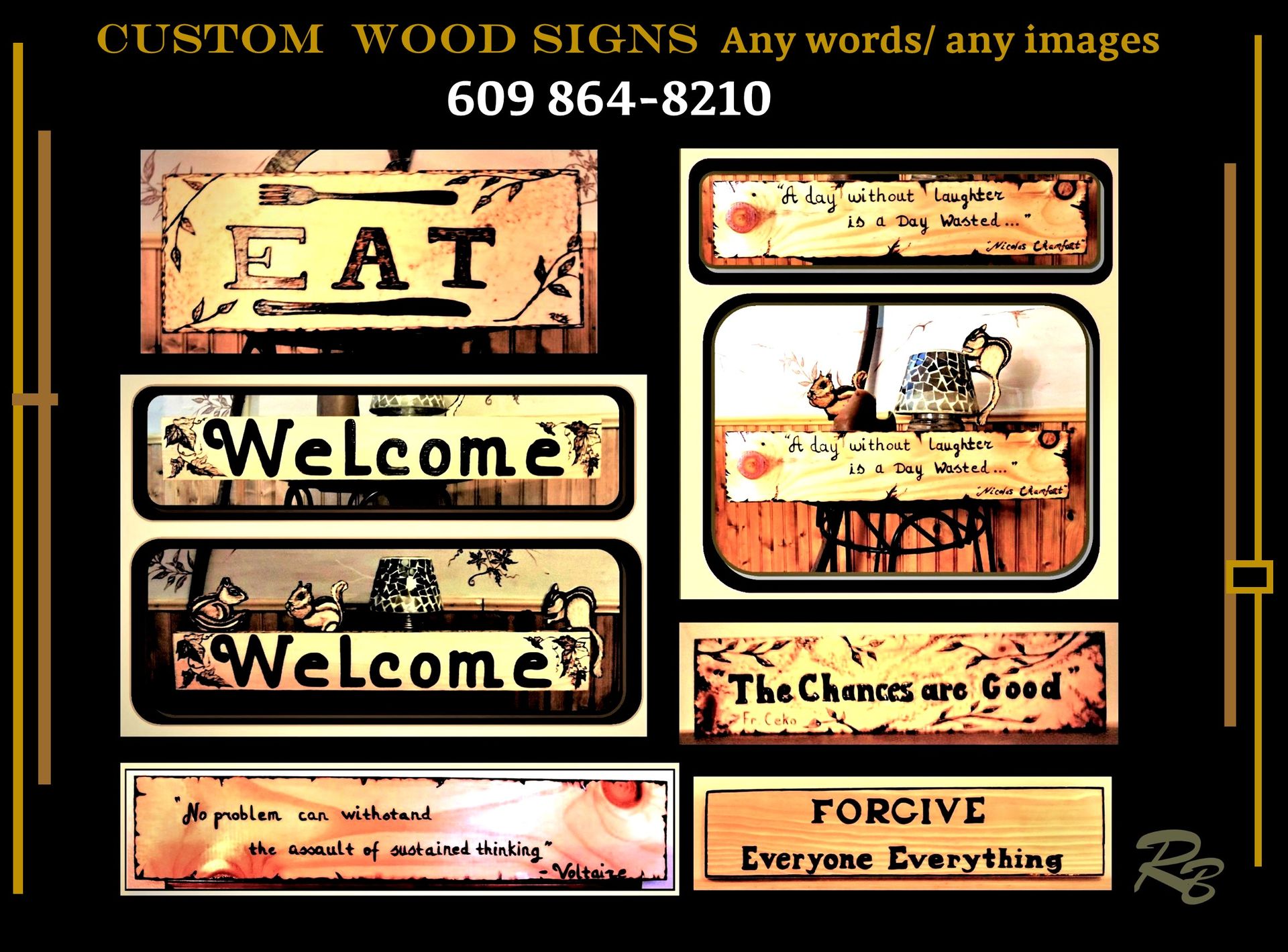 Signs, Wood, Custom, Personalize, Wood Anniversary Gift, Five Year Anniversary Gift 4 