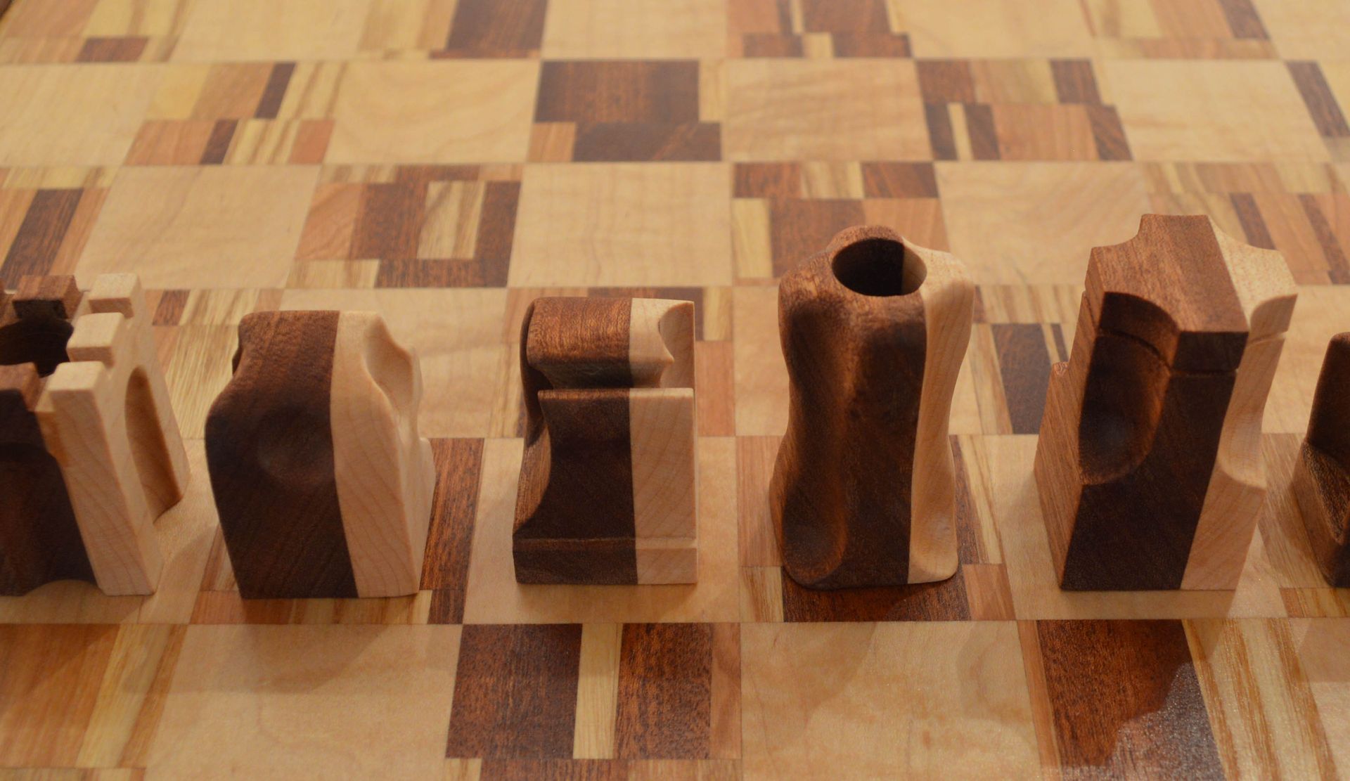 Coffee Table Featuring A Double Chess Board 6