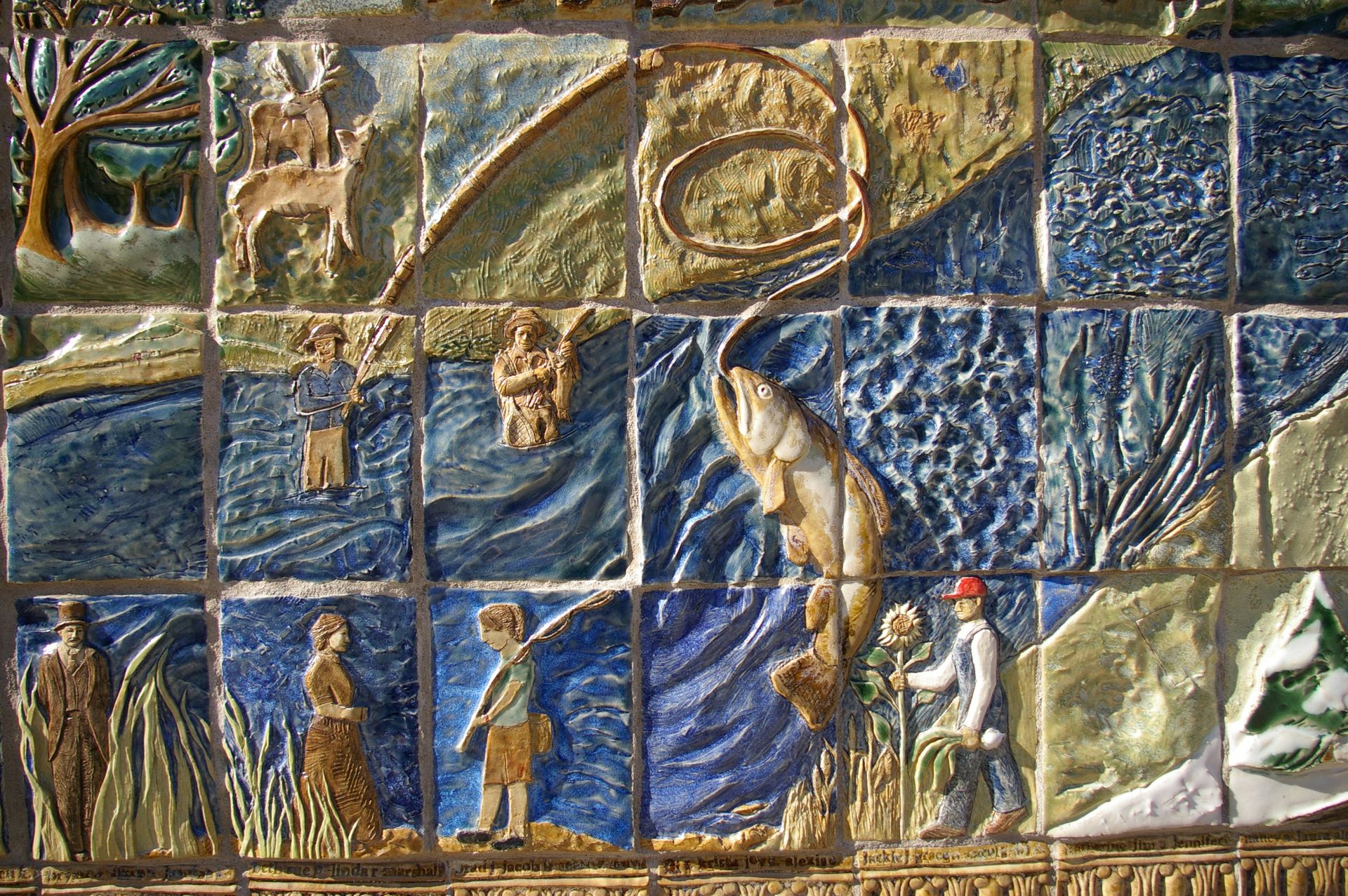 Town Community Tile Mural Project 3 
