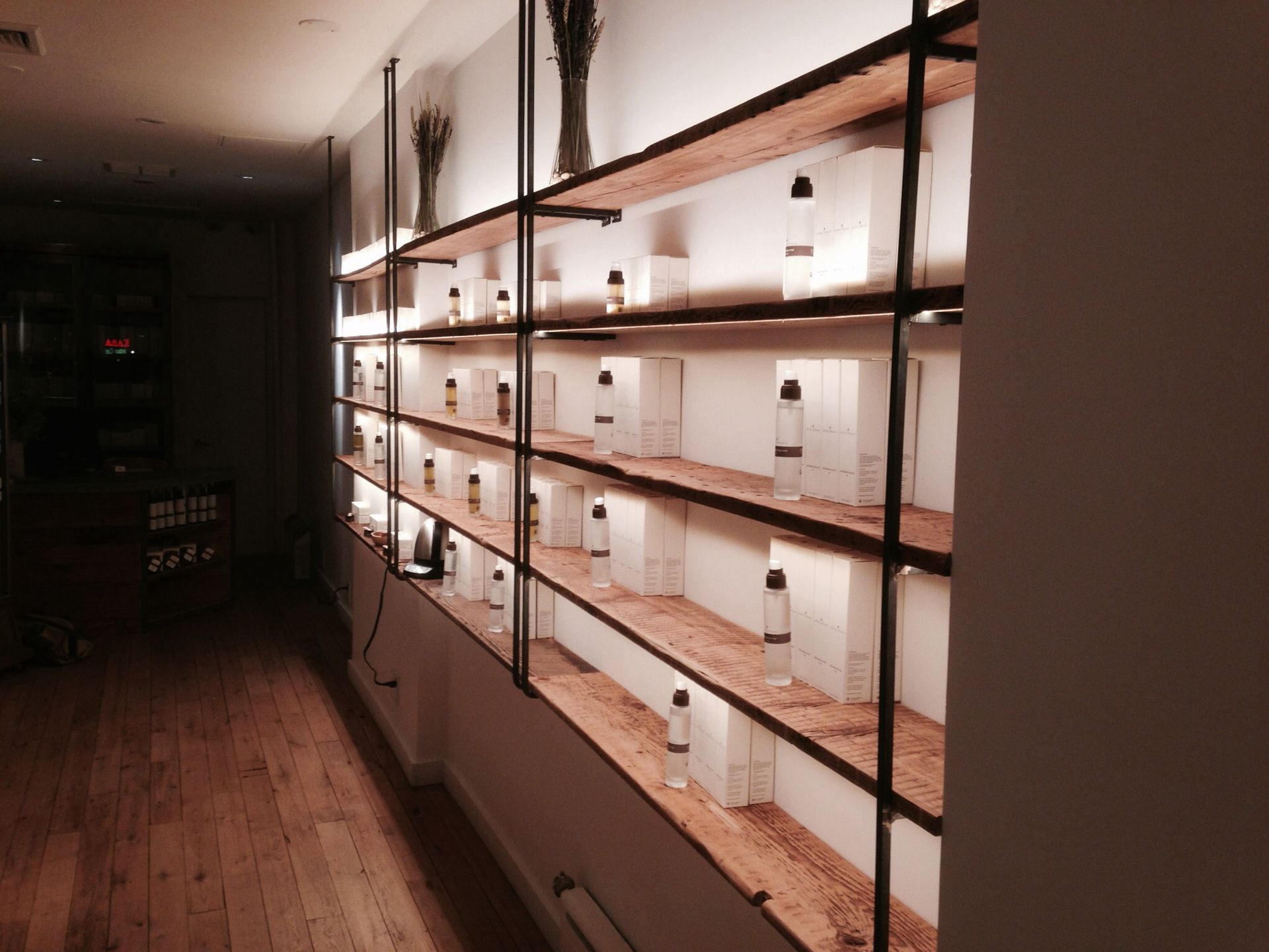 Ceiling Hung Lite Shelving Unit