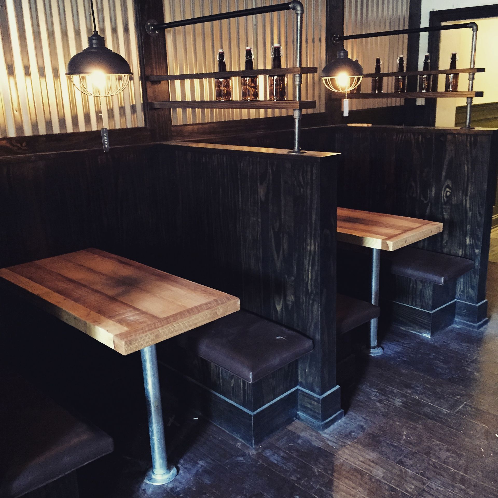 Custom Bar Booth Tables
