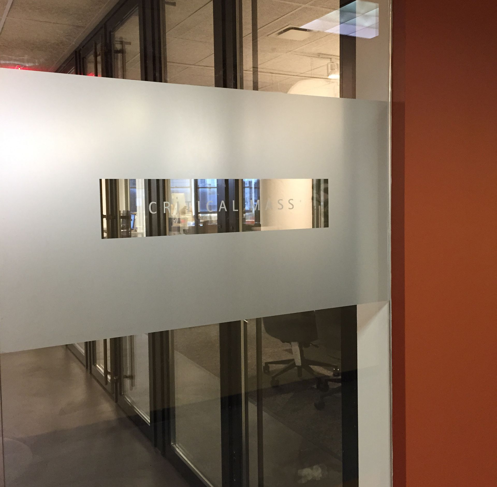 Custom Frosted Glass
