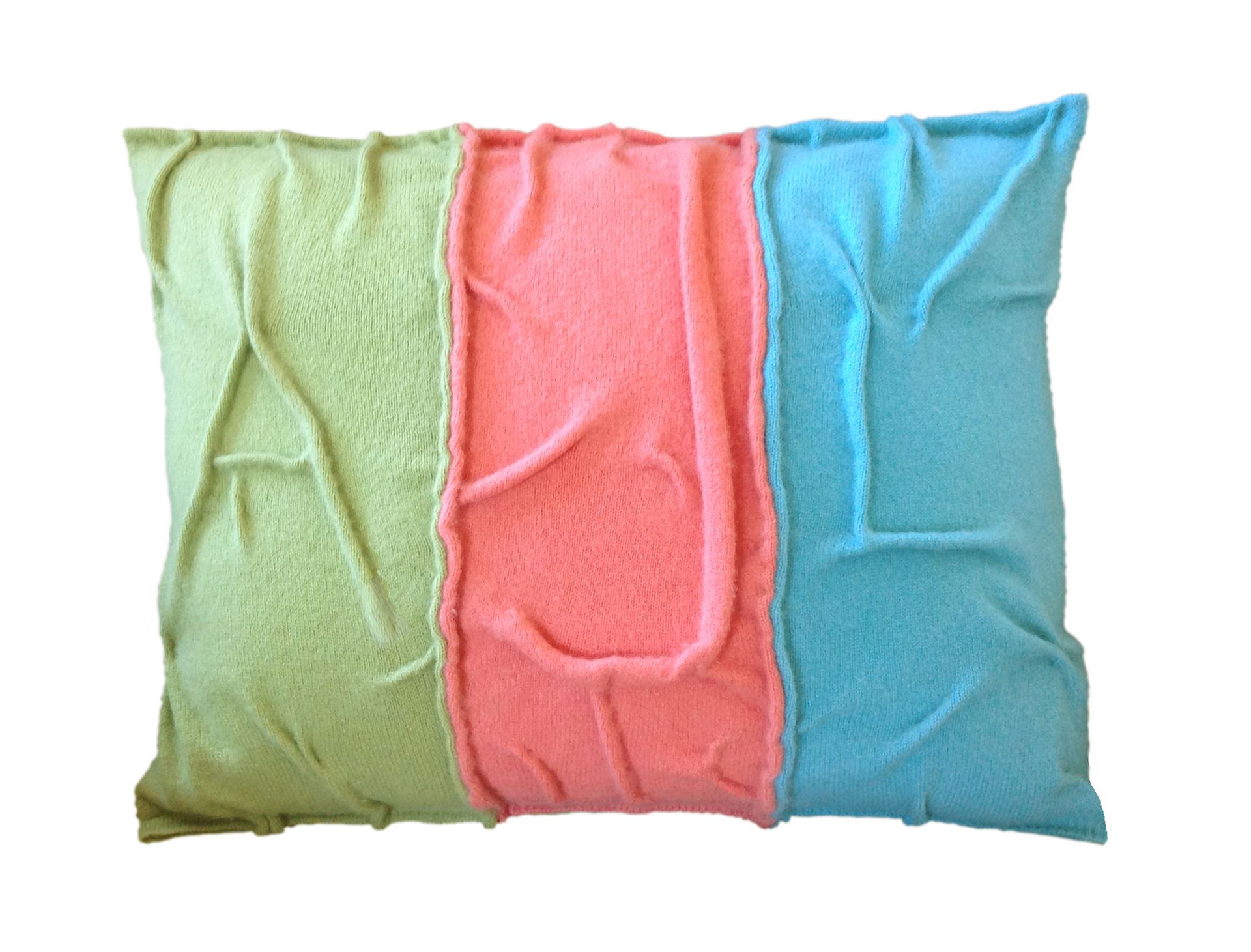 The Sculpted Cashmere Monogram Pillow 5 
