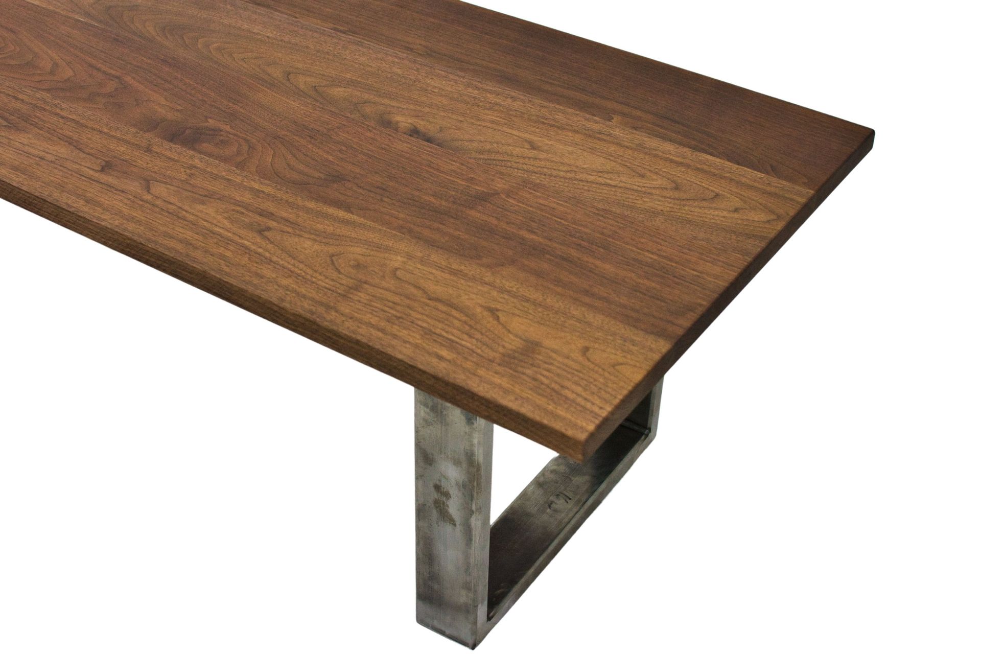 Walnut Coffee Table, Modern Coffee Table, Coffee Table With Metal Legs, Farmhouse, Rustic 6