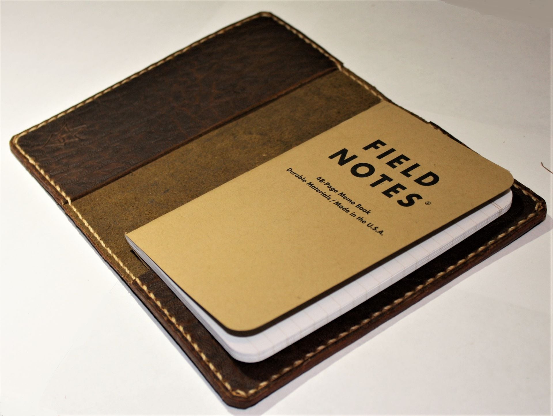 Jp Leathercraft Handmade Bison Leather Case Cover Field Notes Moleskine Folklore