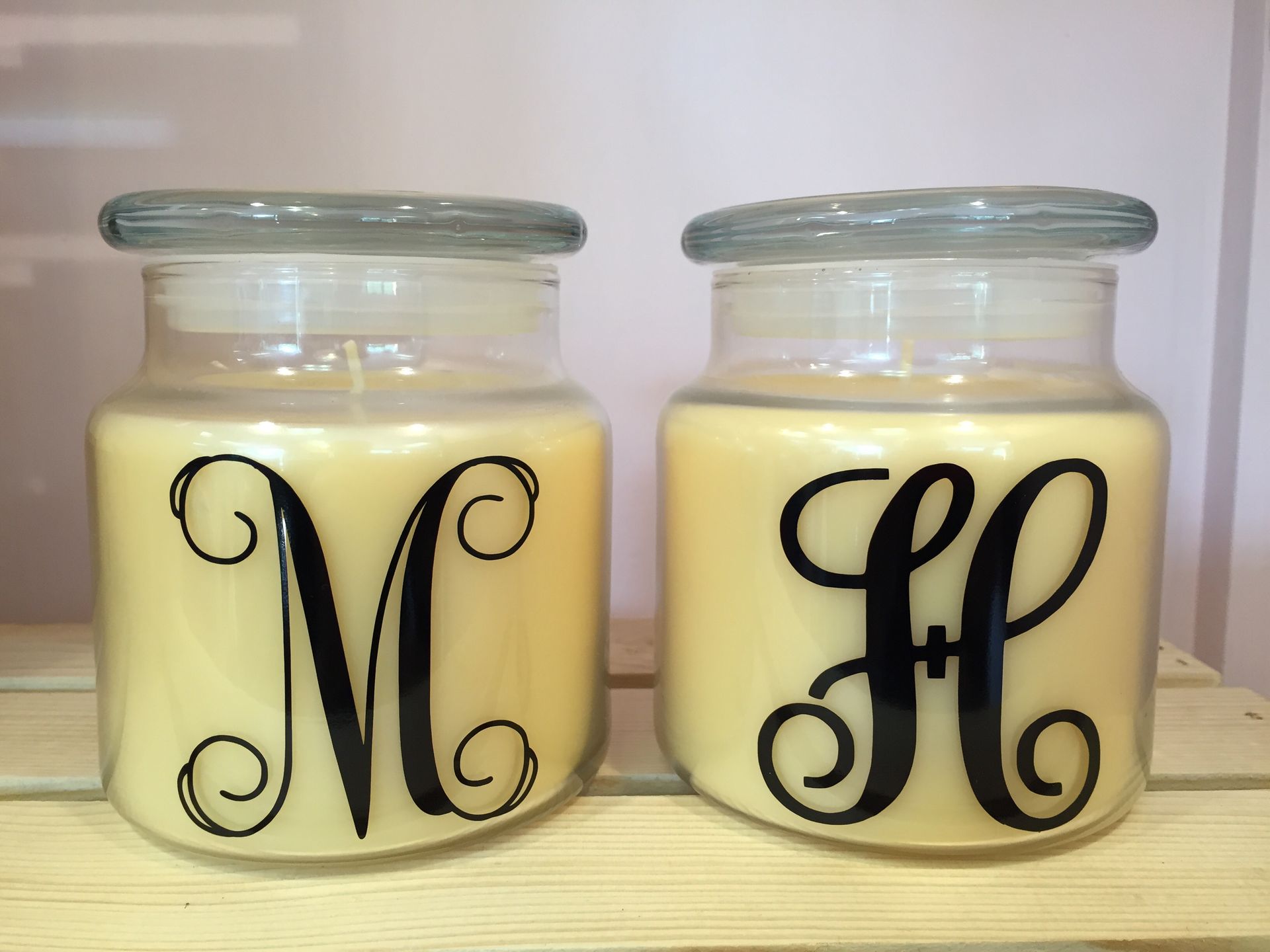 Personalized Monogram Candle