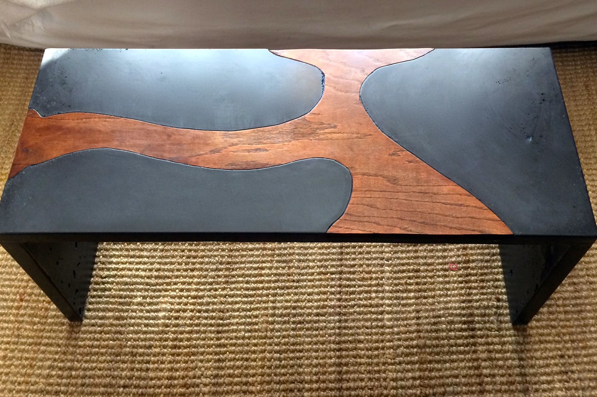 Concrete Waterfall Coffee Table Indoor Or Outdoor