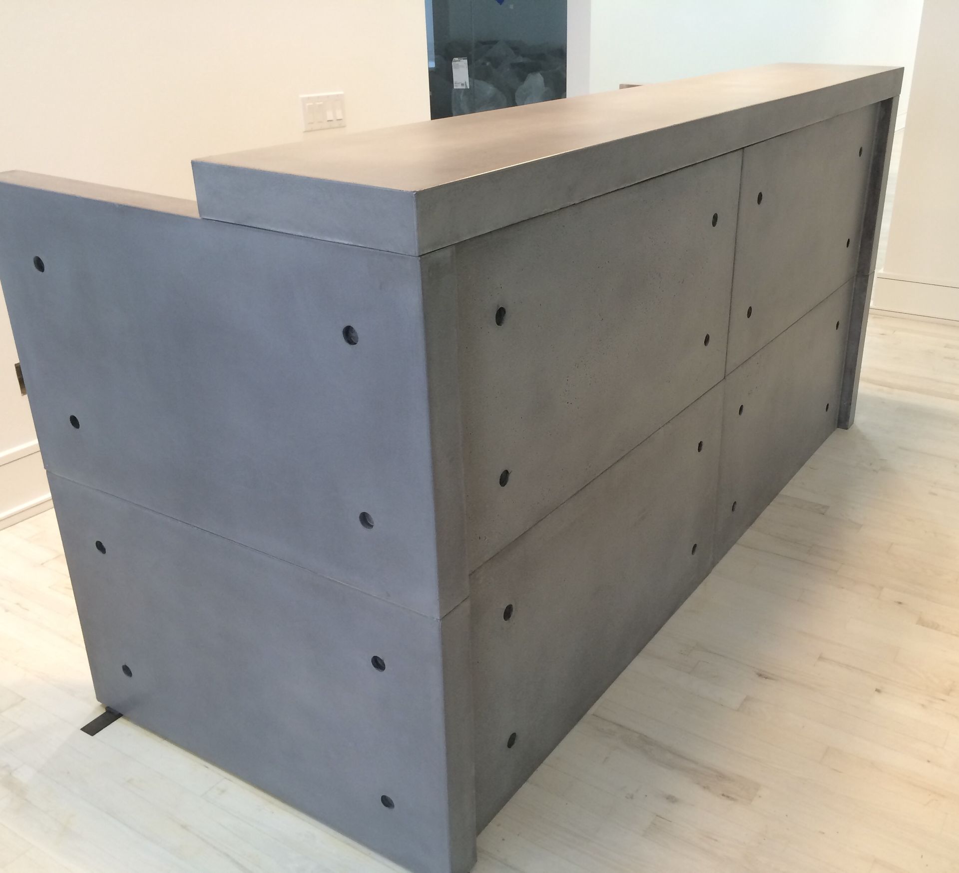 Concrete Reception Desk