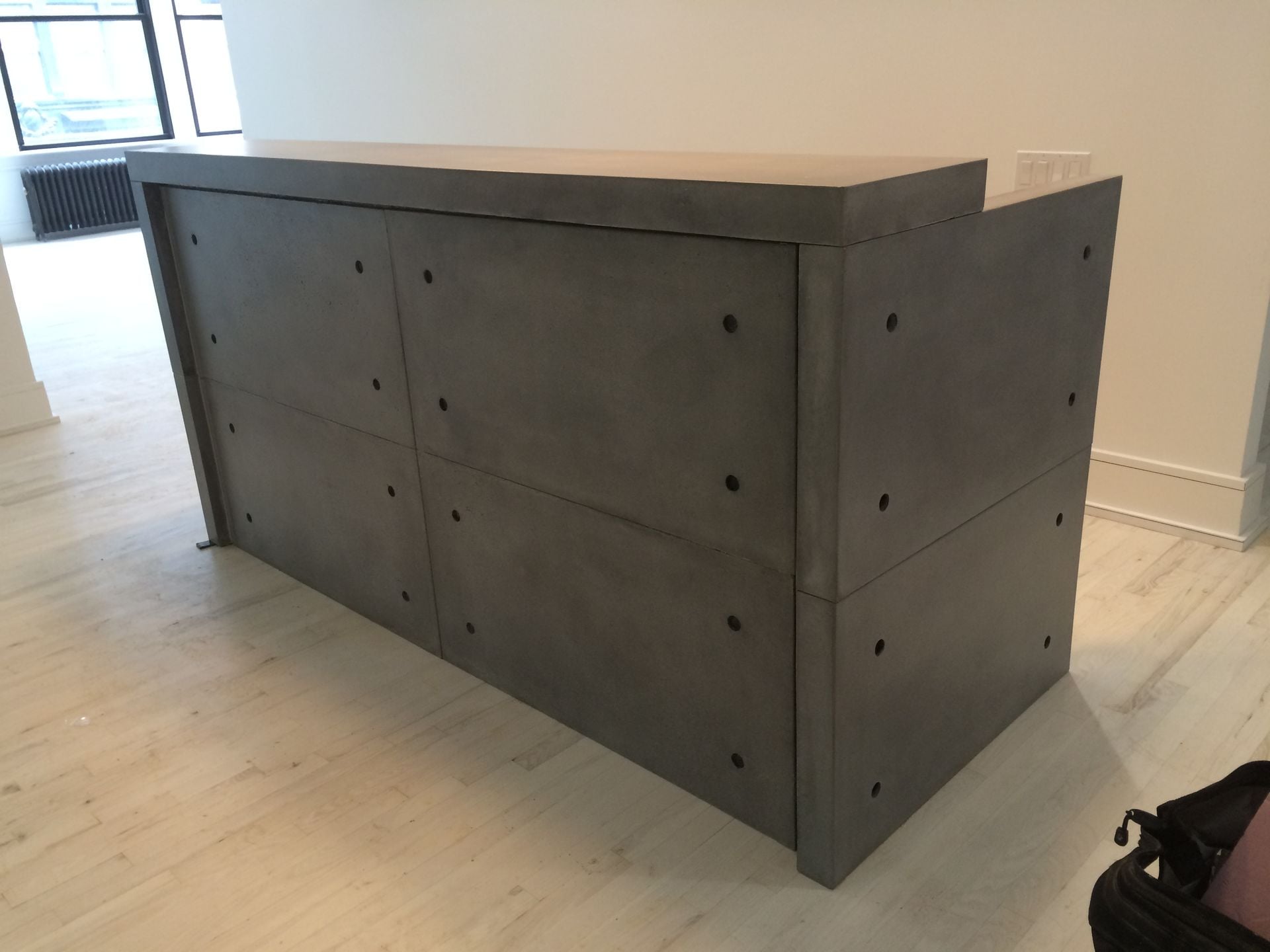 Concrete Reception Desk 2 