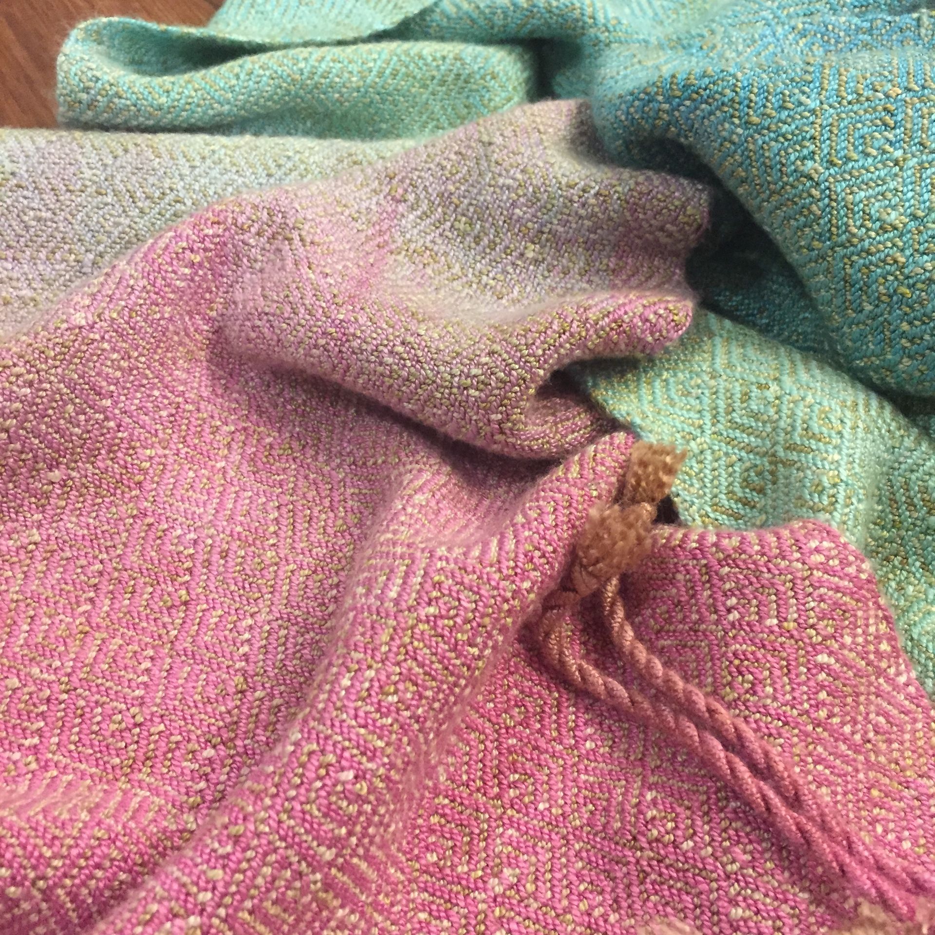 Handwoven Handdyed Scarf 2 