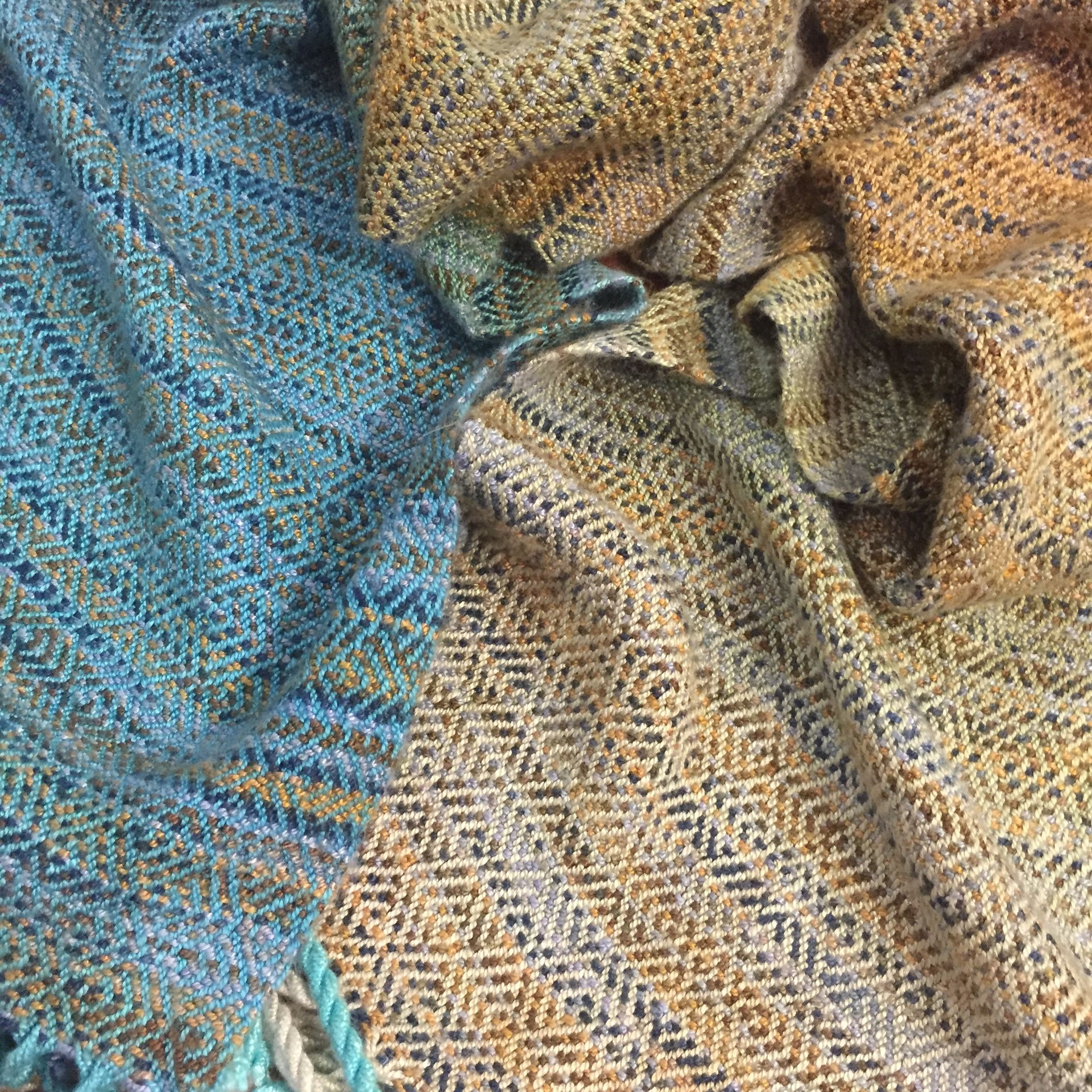 Handwoven Handdyed Scarf 5 