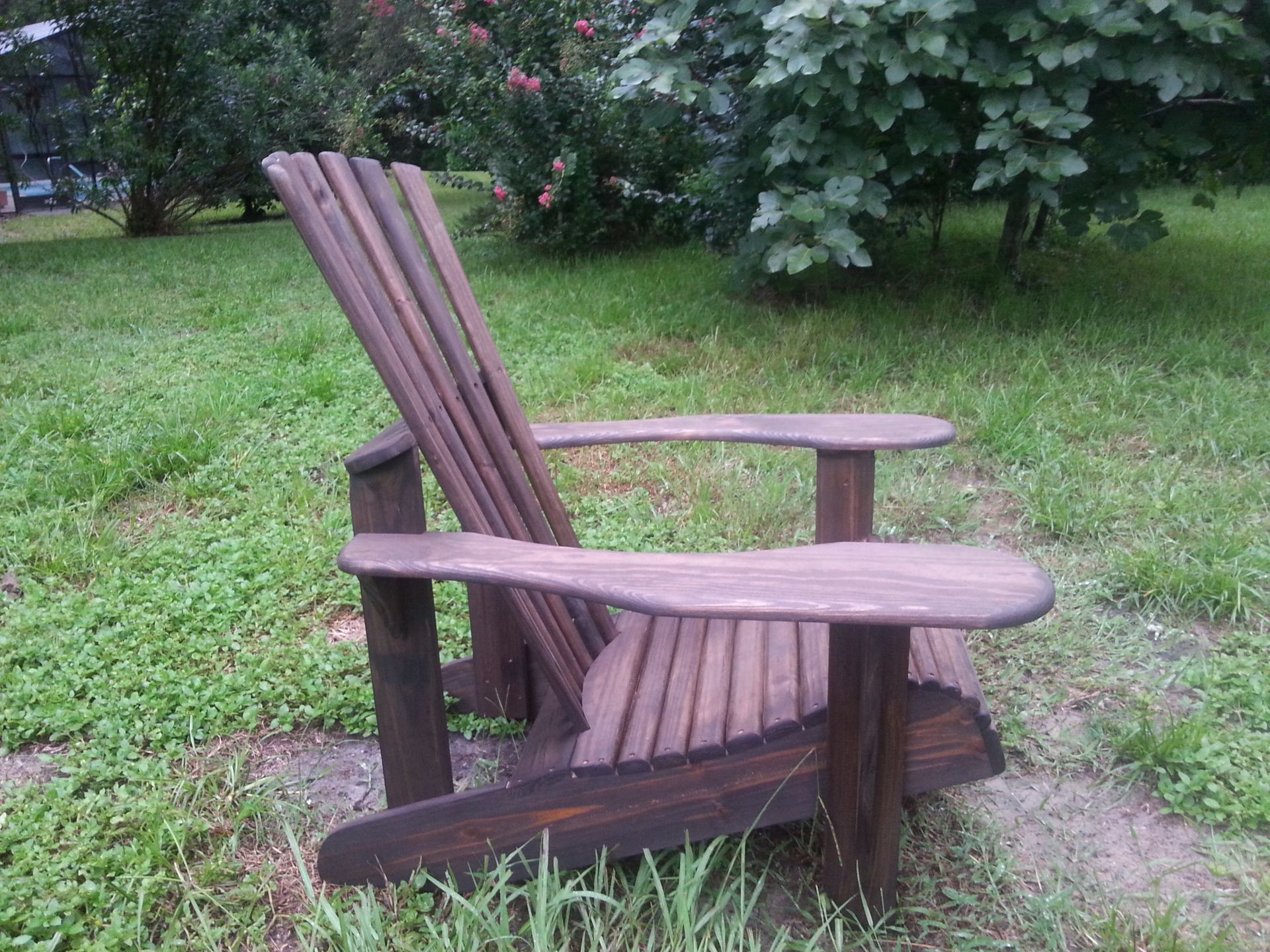 Real Wood Adirondack Chairs 2