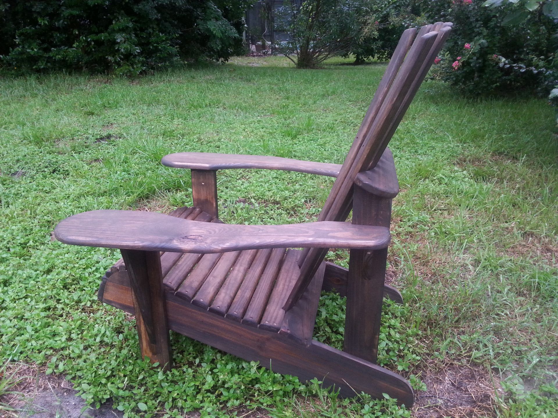 Real Wood Adirondack Chairs 4