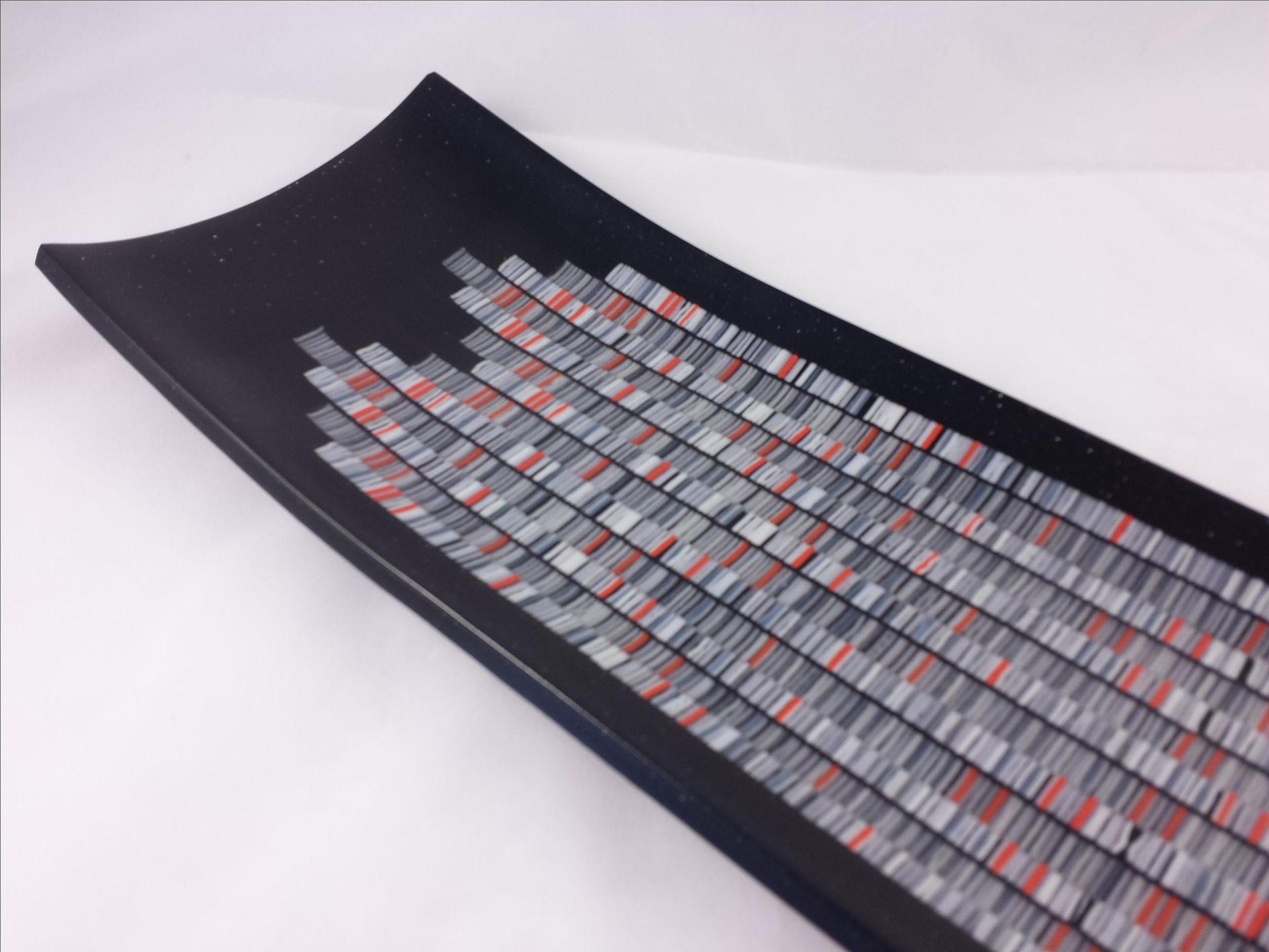 Channel Tray - Bargello Series - Black 4