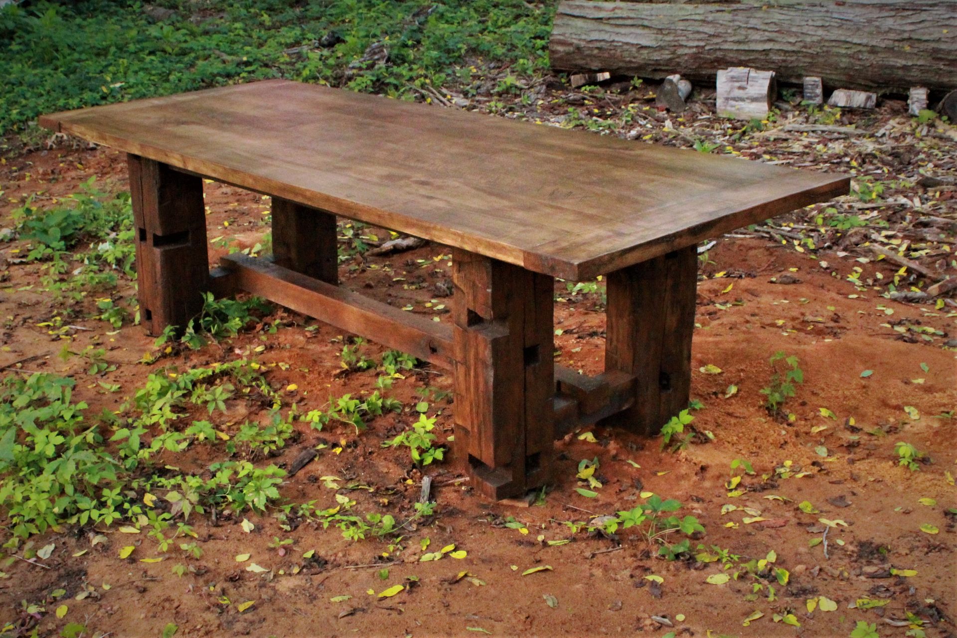 Farmhouse Table Reclaimed Barnwood- Maple 1 