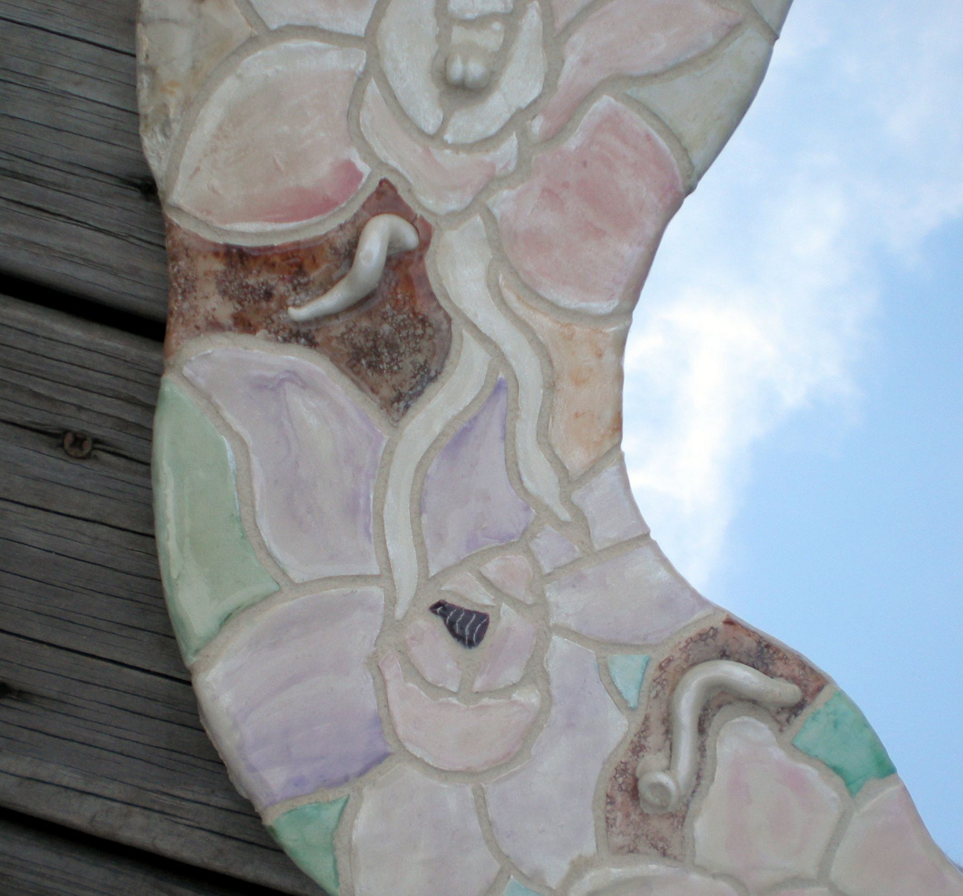 Amoeba Shaped - Orchid Mirror 2 