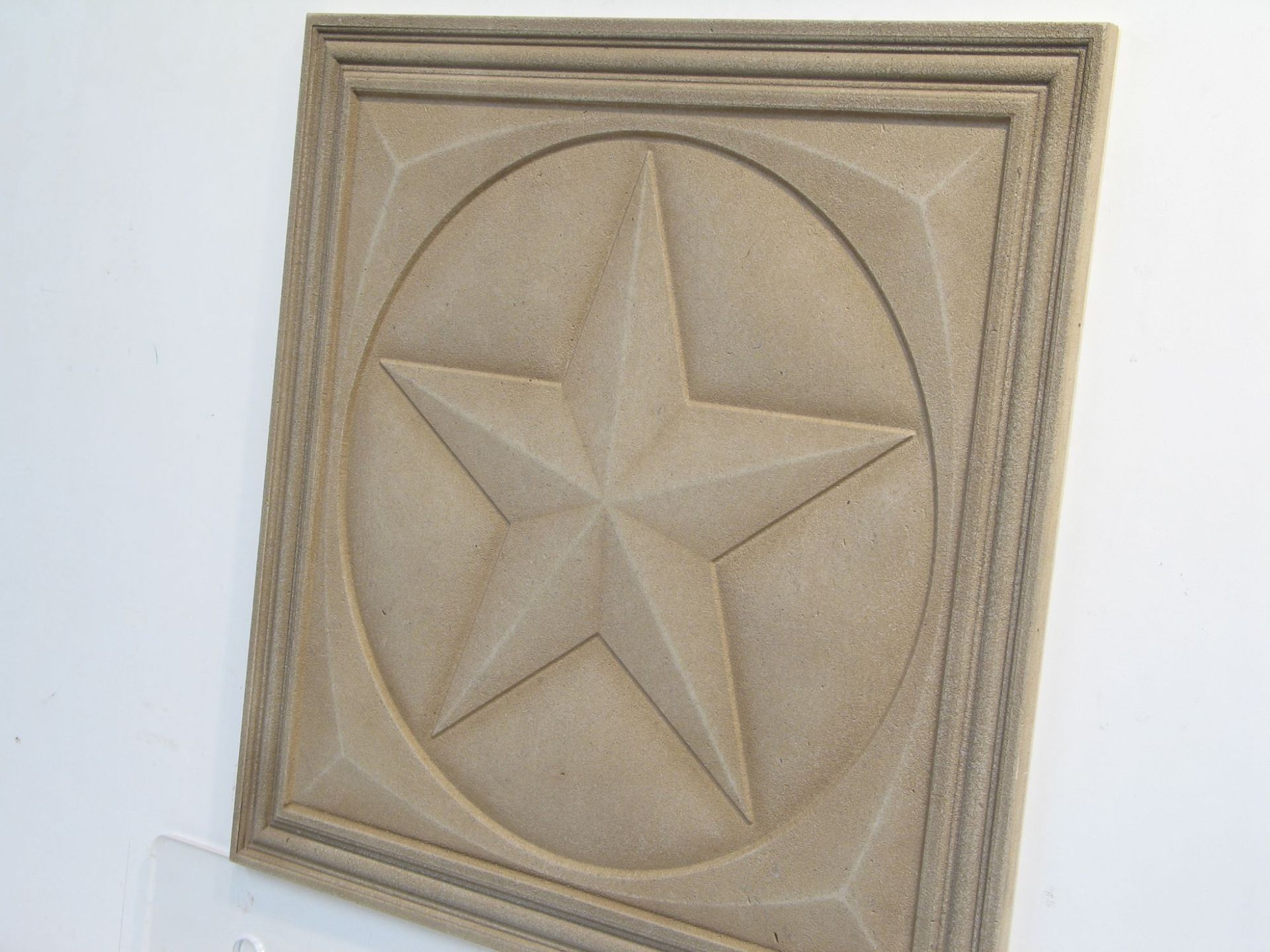 Carved Limestone Texas Star Decorative Backsplash Tile 3