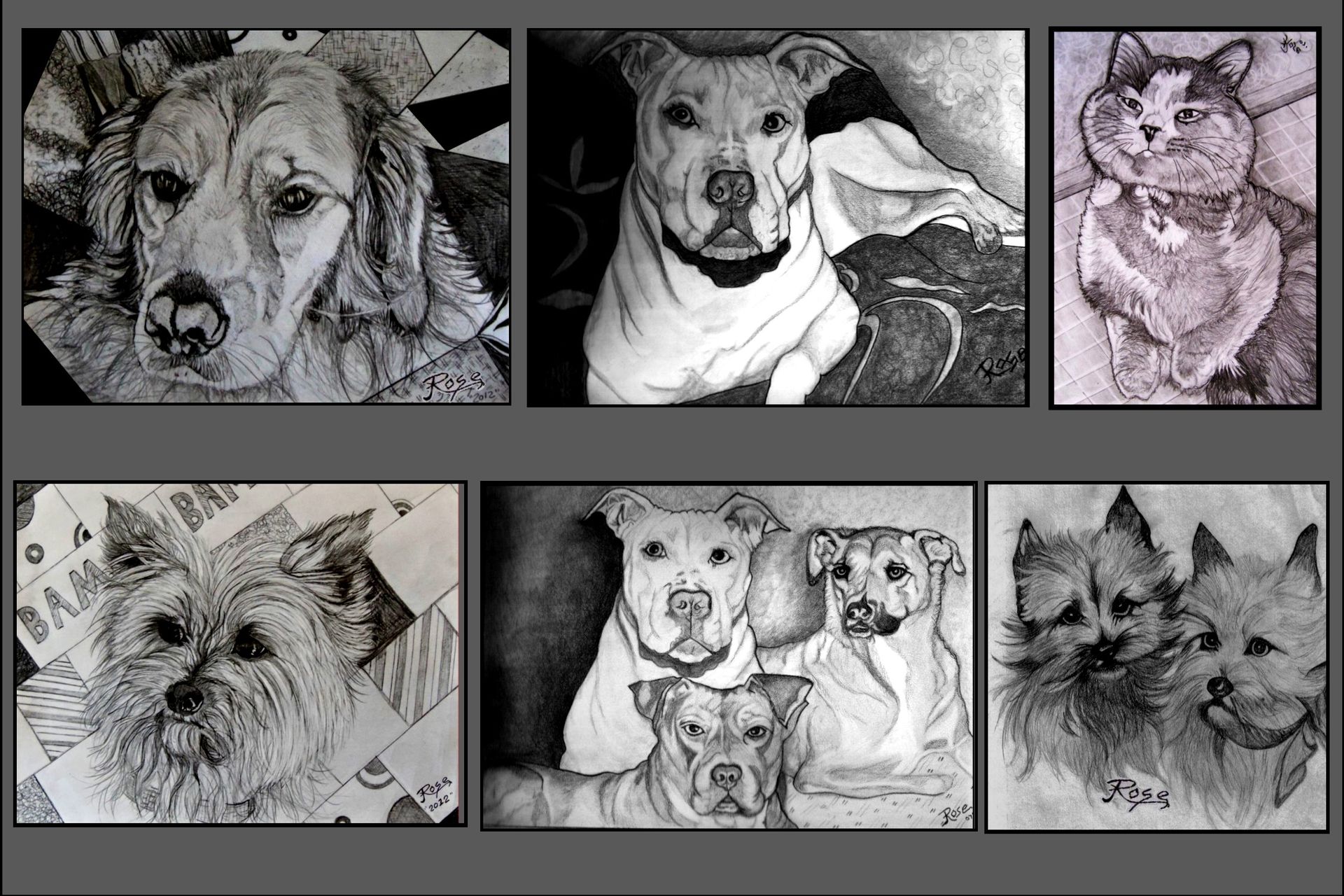 Custom Portraits,Pet Lovers Gift,Pet Memorial,Pet Lovers Gift,Wife,Father Gift,Mother,Husband ,Son 5 